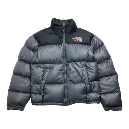 The North Face THE NORTH FACE 700 NUPTSE PUFFER JACKET DARK GREY BLACK Grailed