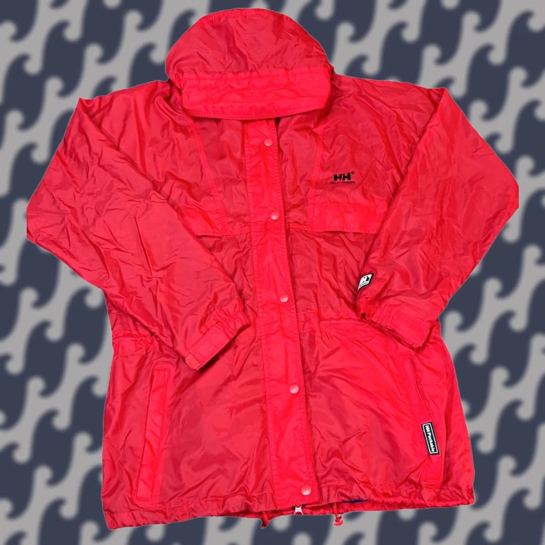 Helly Hansen Helly Hansen Packable Red Nylon Rain Jacket Windbreaker Men’s M Outdoor Hiking Jacket Size US M / EU 48-50 / 2 - 1 Thumbnail