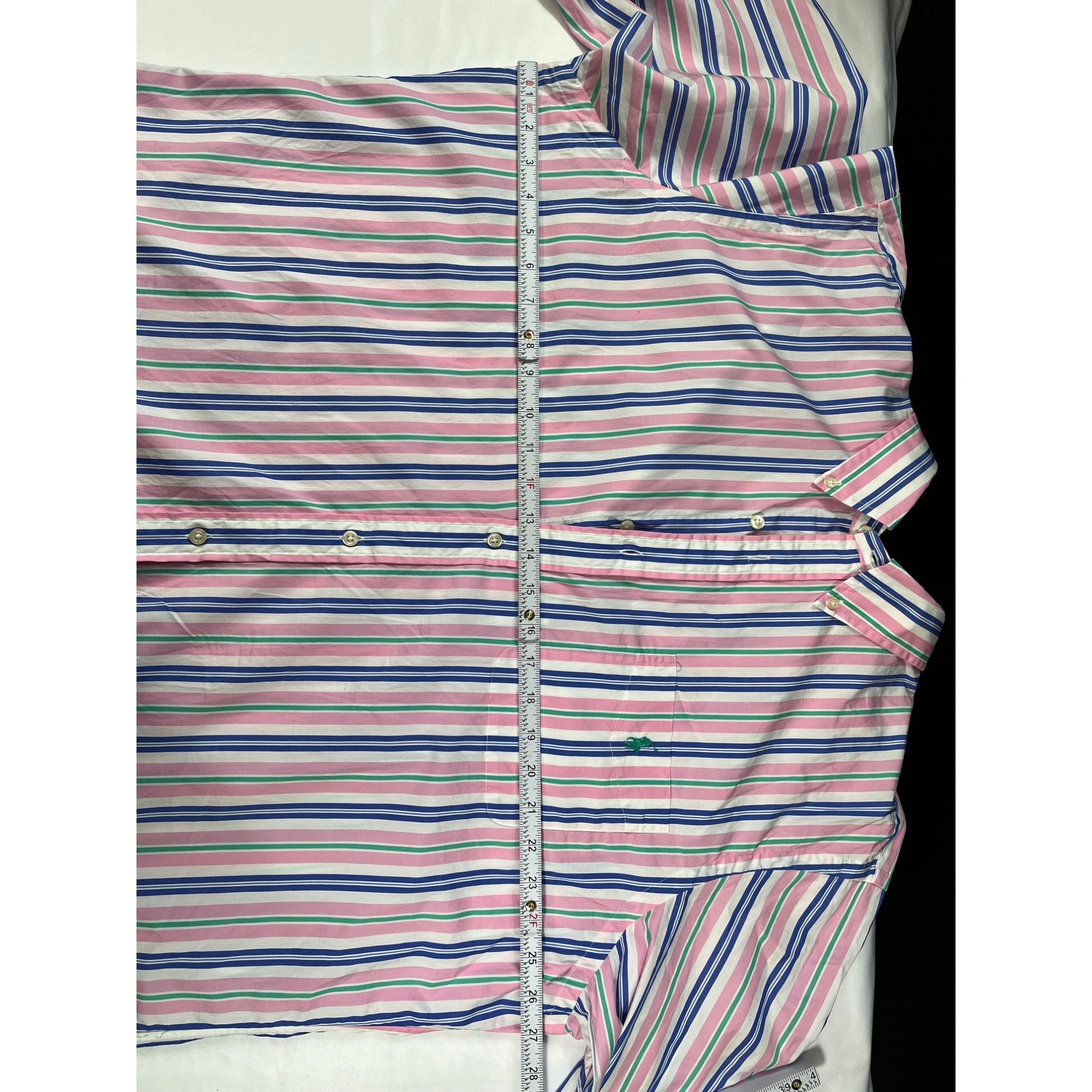 Ralph Lauren Ralph Lauren SKU 7541 Multicolor Striped Dress Shirt Size XX Size US XXL / EU 58 / 5 - 3 Thumbnail