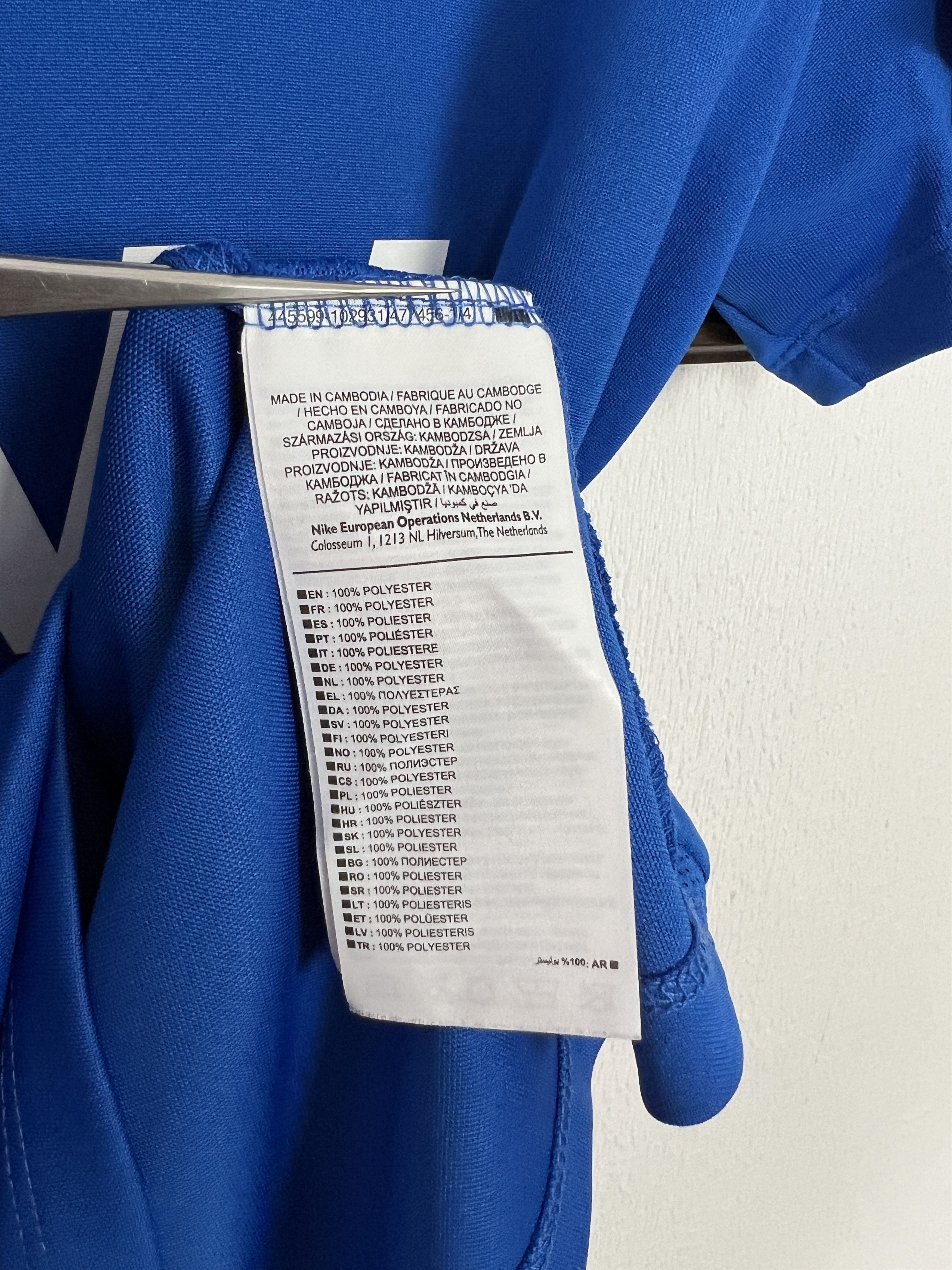 Nike Luzern 2017 Home Nike #5 Player Issue Soccer Blue Shirt Size US M / EU 48-50 / 2 - 9 Thumbnail