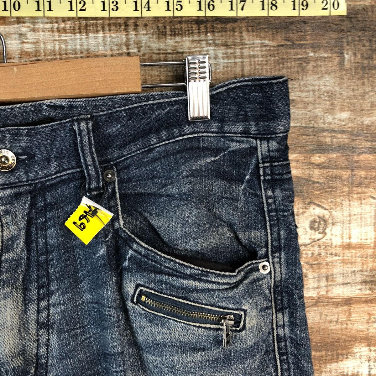 semanticdesign Semantic Design Blue Multipocket denim Pants #A2169 Size US 32 / EU 48 - 8 Thumbnail