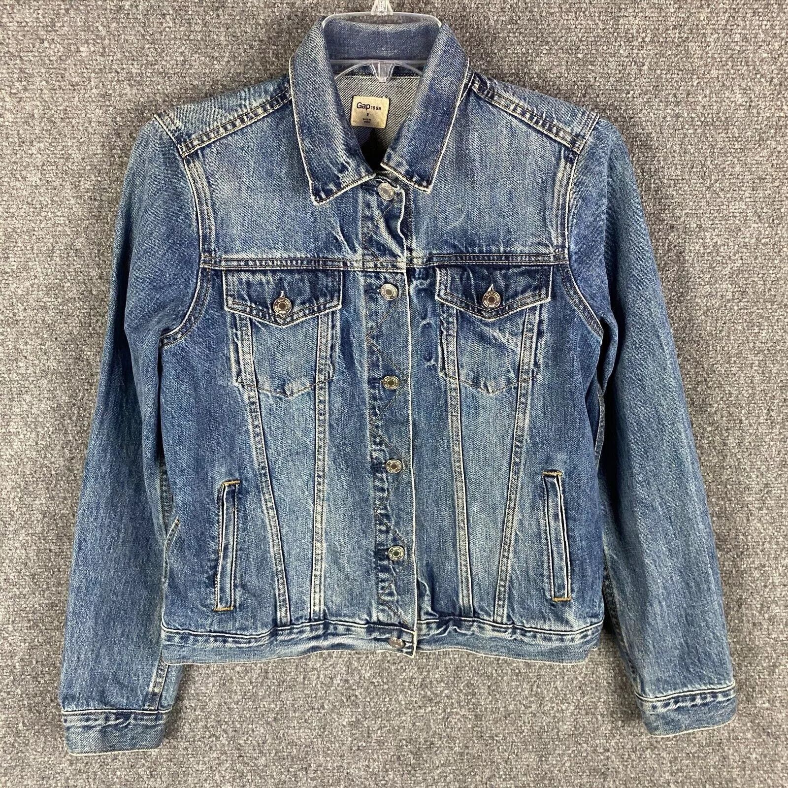 Gap Gap 1969 Denim Jacket Women's Small 100% Cotton Adults S Size S / US 4 / IT 40 - 1 Thumbnail