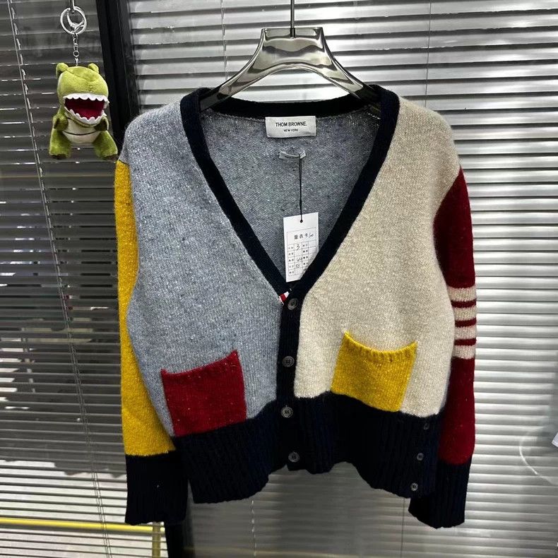 Thom Browne Thom Browne Colorful cardigan Size US L / EU 52-54 / 3 - 1 Thumbnail