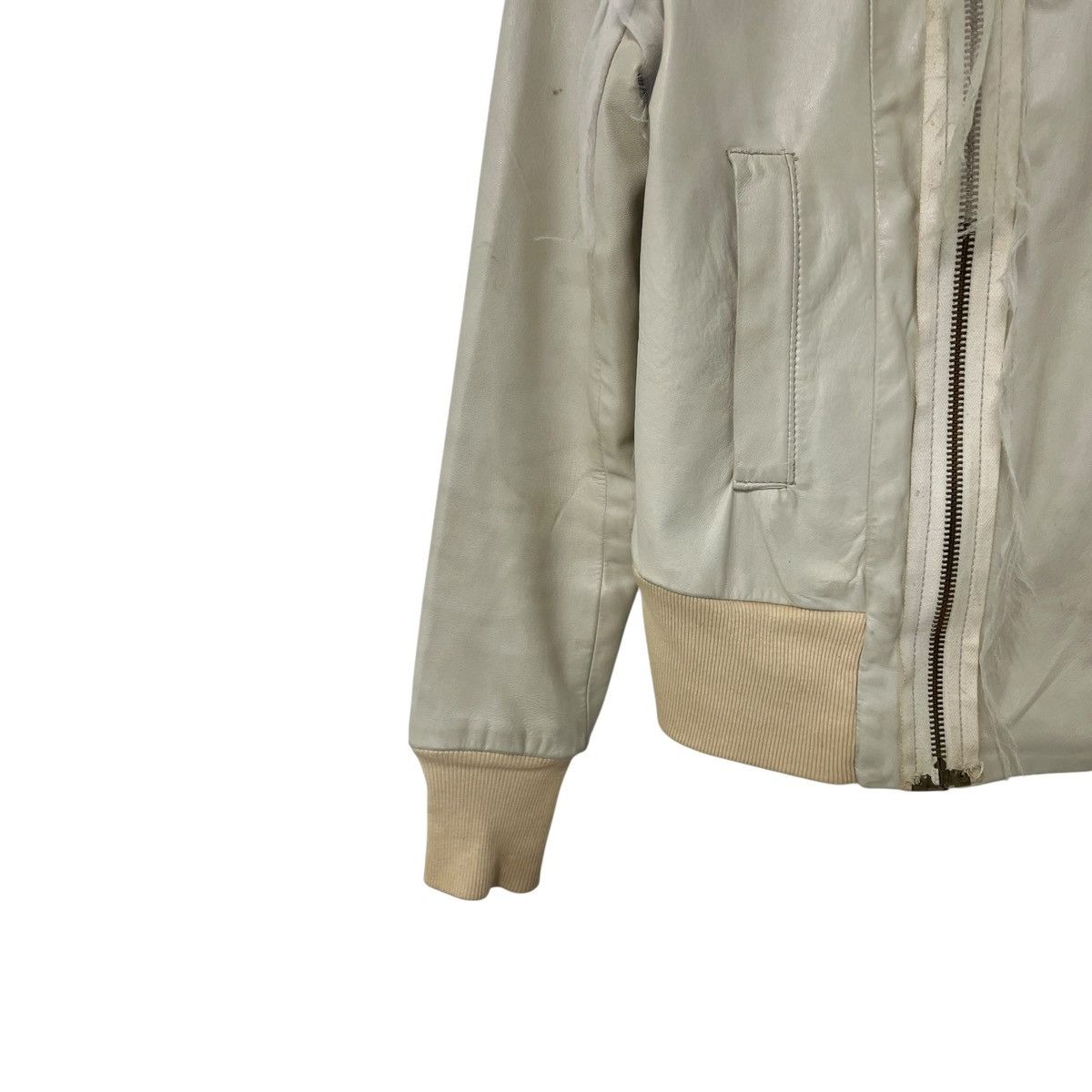 Japanese Brand Aski kataski web leather jacket Size S / US 4 / IT 40 - 5 Thumbnail