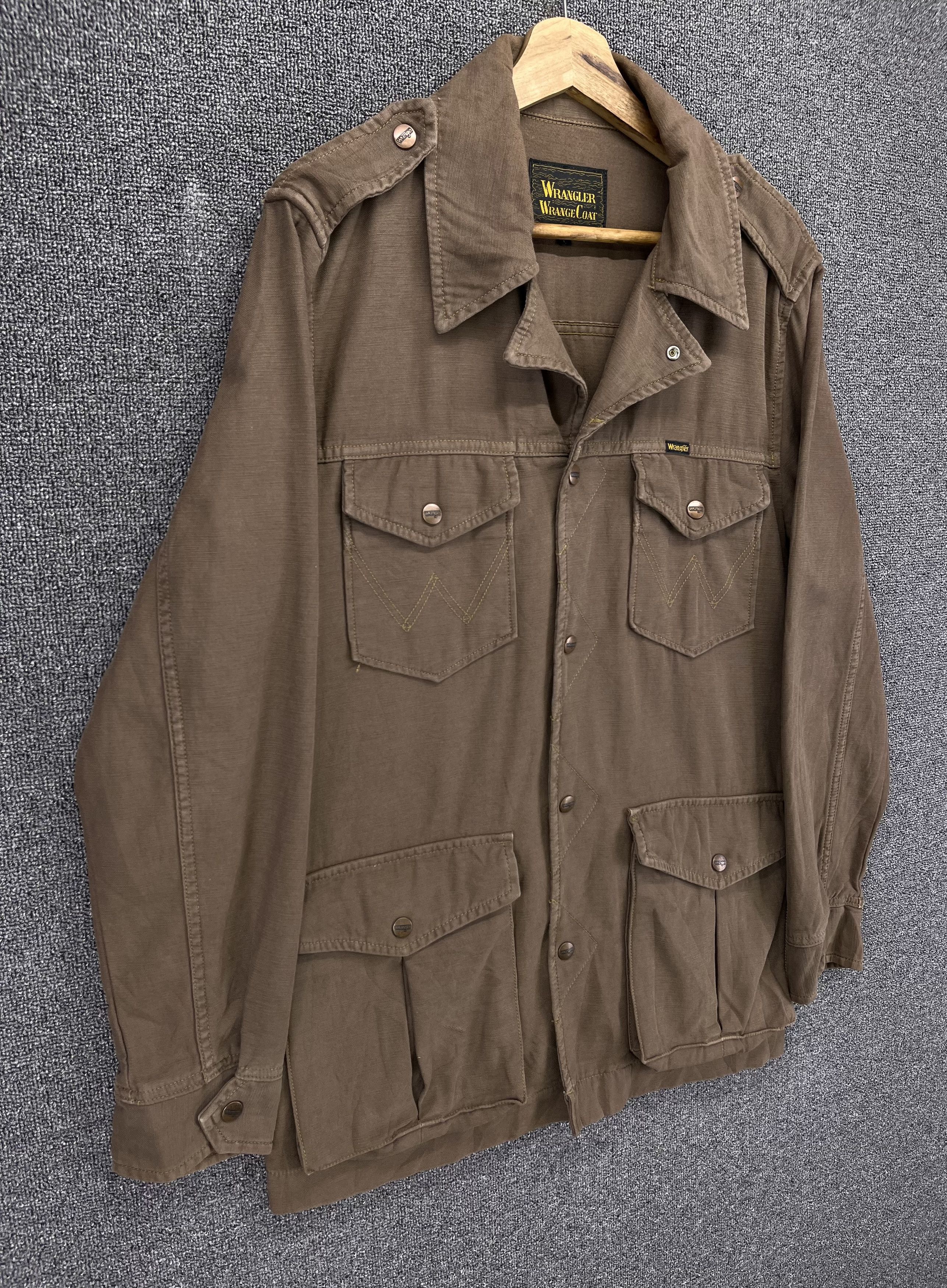 Vintage Vintage Wrangler Wrange Coat Button Up Western Jacket Size L / US 10 / IT 46 - 2 Thumbnail