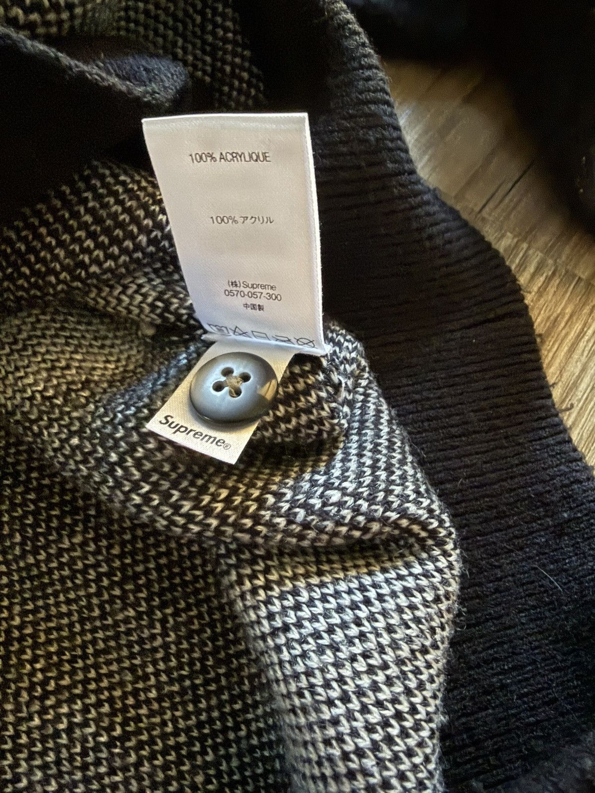Supreme Supreme Polka Dot Cardigan Black size Medium Size US M / EU 48-50 / 2 - 7 Thumbnail