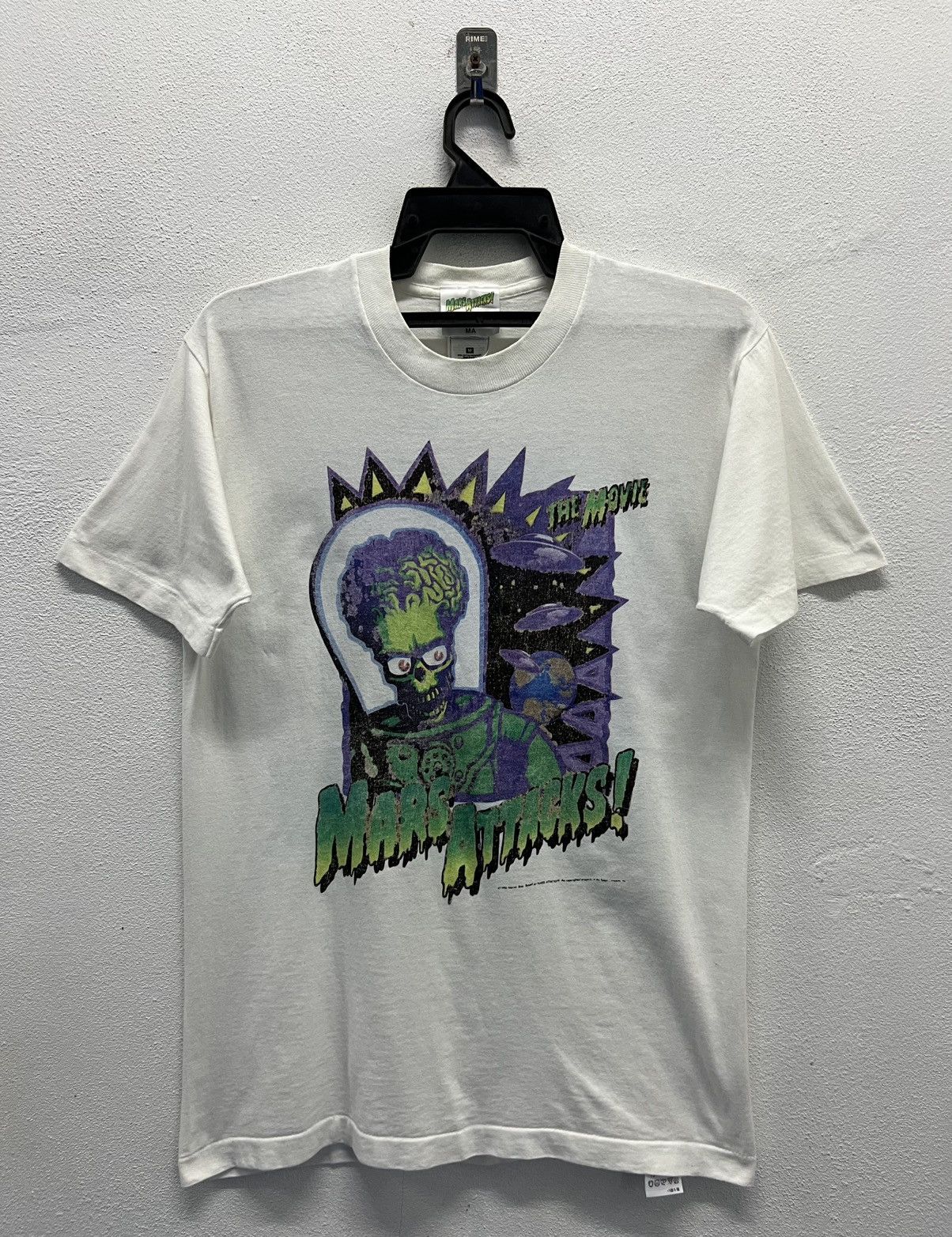 VINTAGE 1996 WARNER BROS THE MOVIE MARS ATTACKS SHIRT