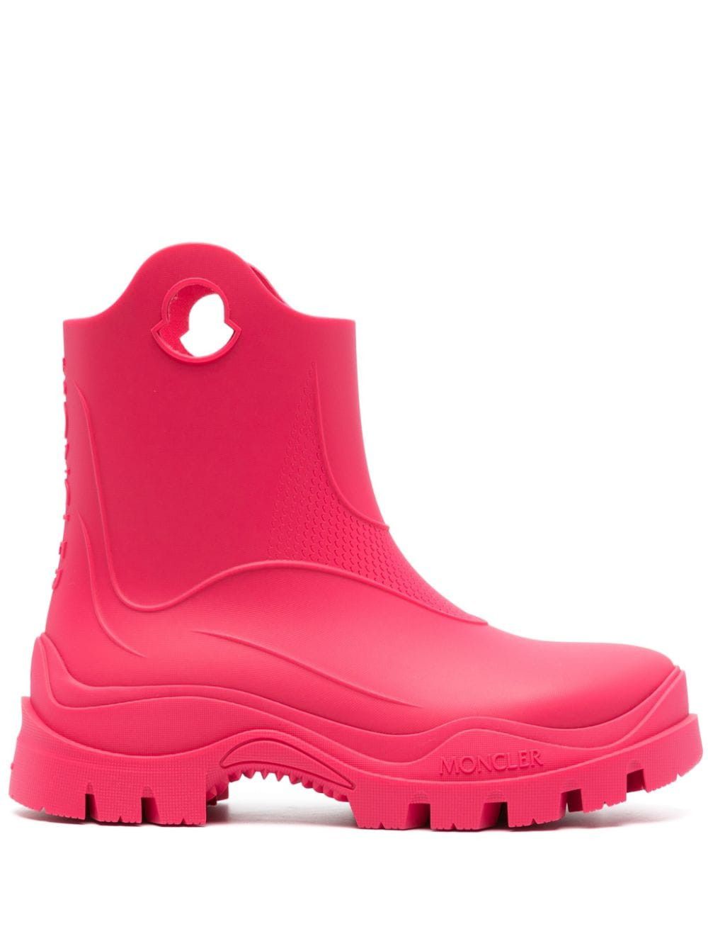 image of Moncler Misty Rain Boots in Fuchsia, Women's (Size 6)