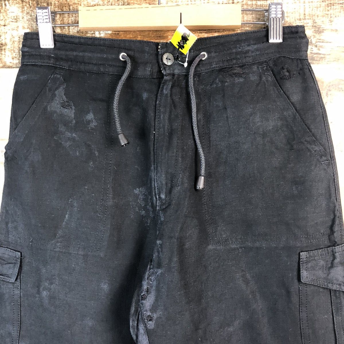 Fendi DL Fendi Jeans Black Cargo Multipocket Pants #A2595 Size US 26 / EU 42 - 4 Thumbnail