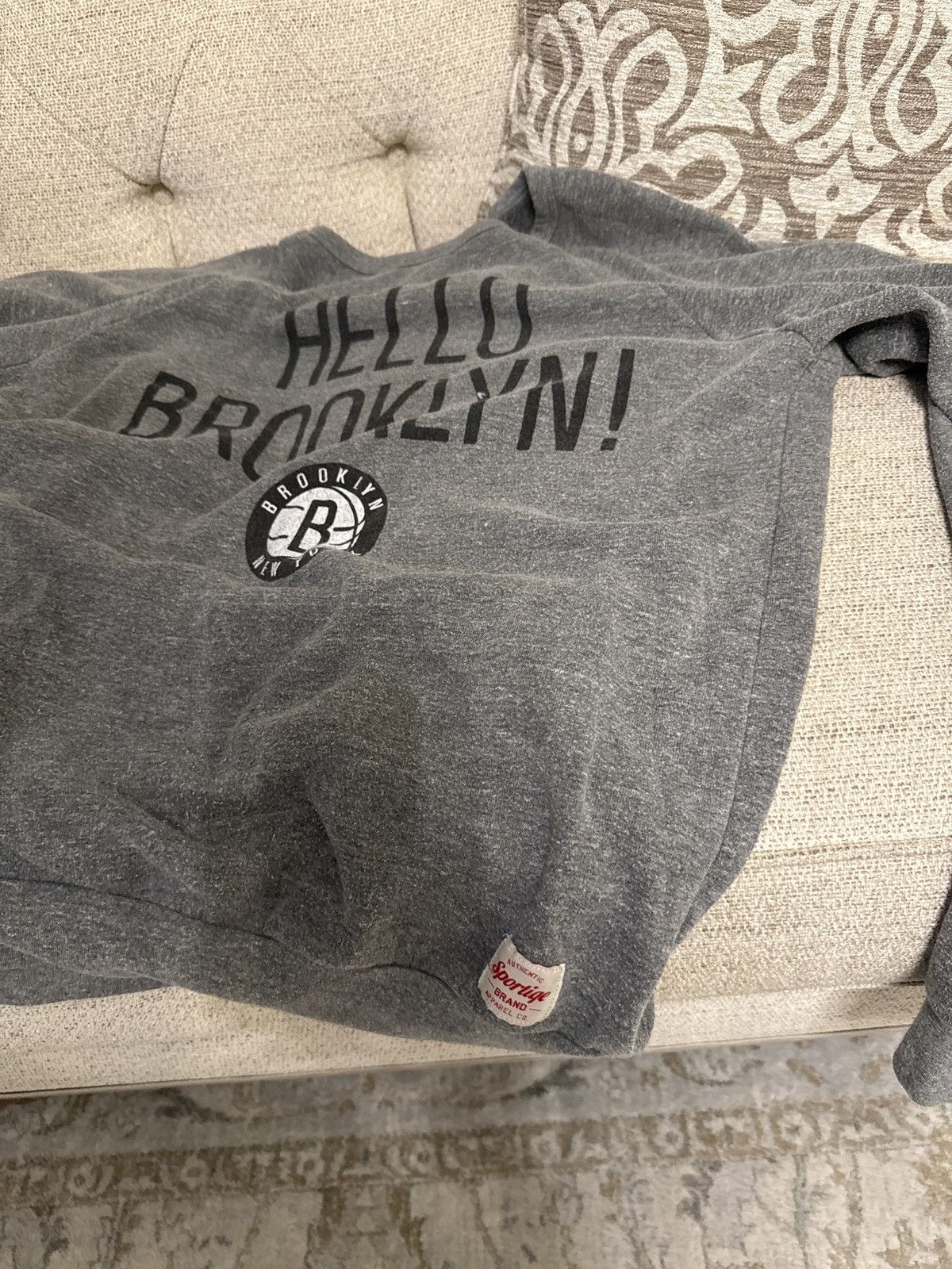 Other Sportiqe Hello Brooklyn Nets sweater size XL Size US XL / EU 56 / 4 - 4 Thumbnail