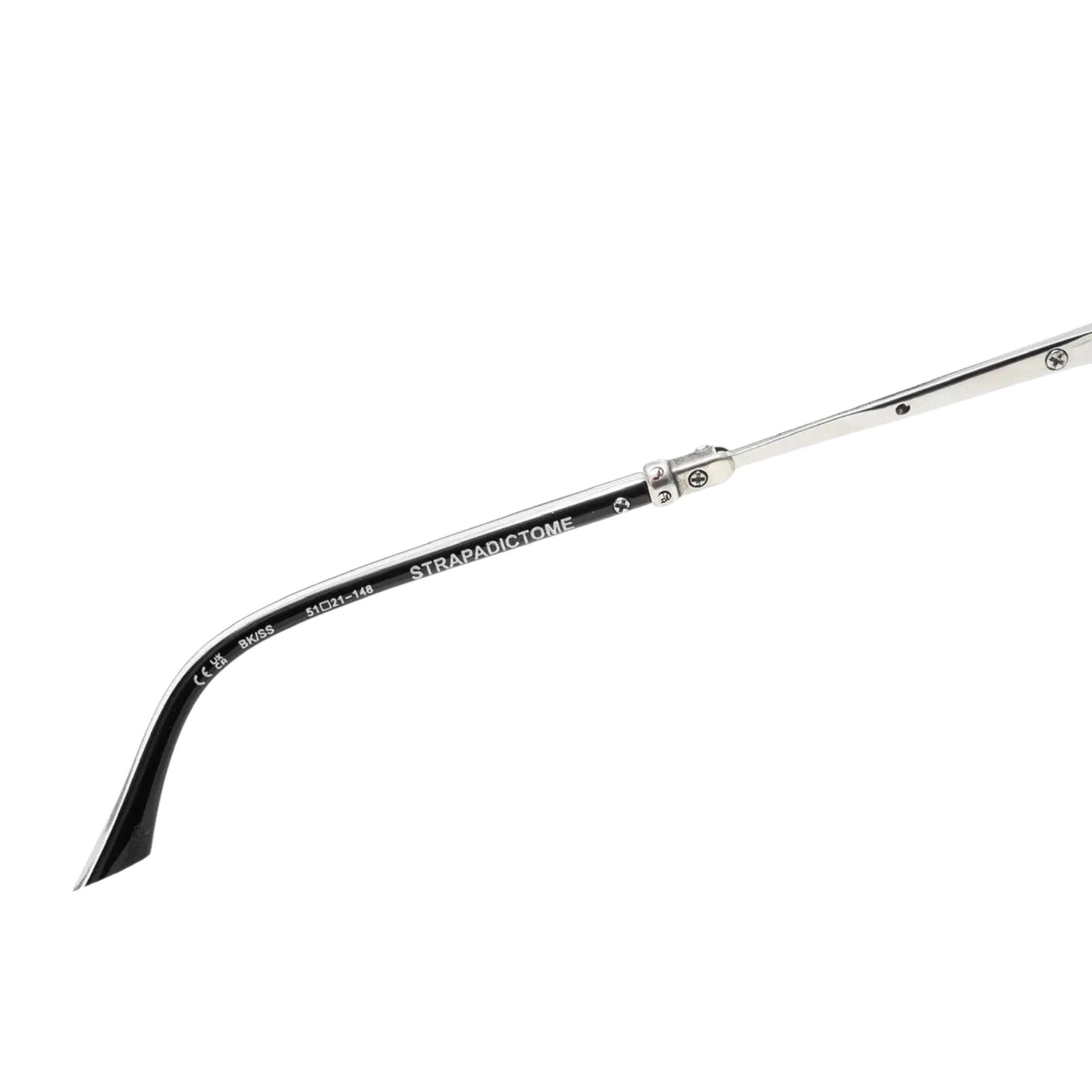 Chrome Hearts CHROME HEARTS STRAPADICTOME BLACK/SHINY SILVER Size ONE SIZE - 4 Thumbnail