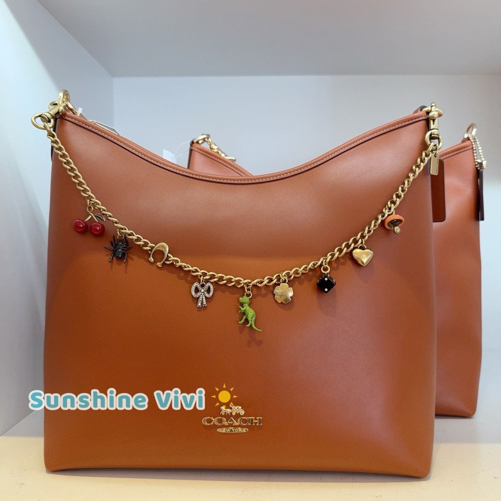 Coach NWT Coach Charm Long Bag Chain Halloween Brass CCD30(no bag) Size ONE SIZE - 1 Thumbnail