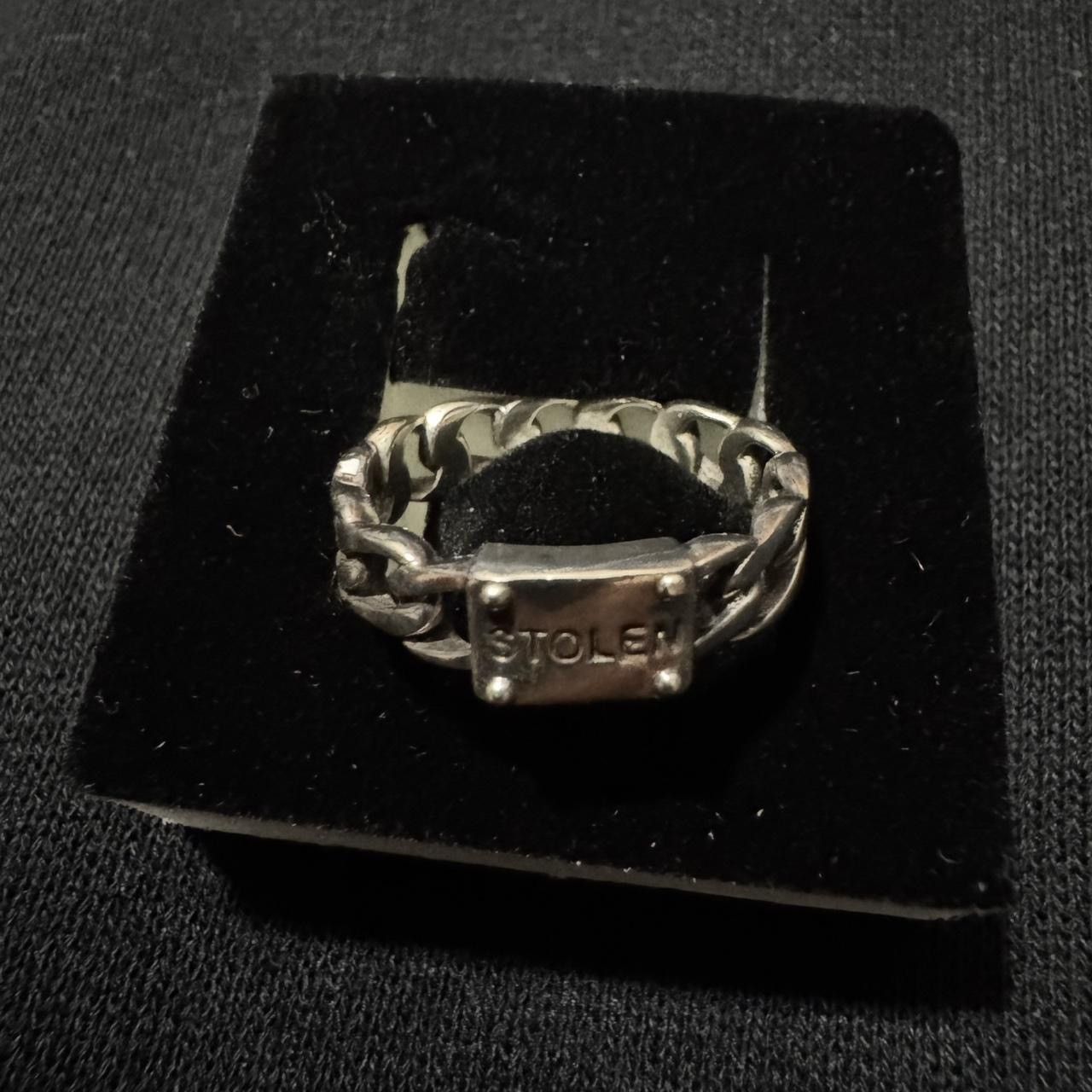 Stolen Girlfriends Club Silver Curb Ring Size ONE SIZE - 1 Thumbnail