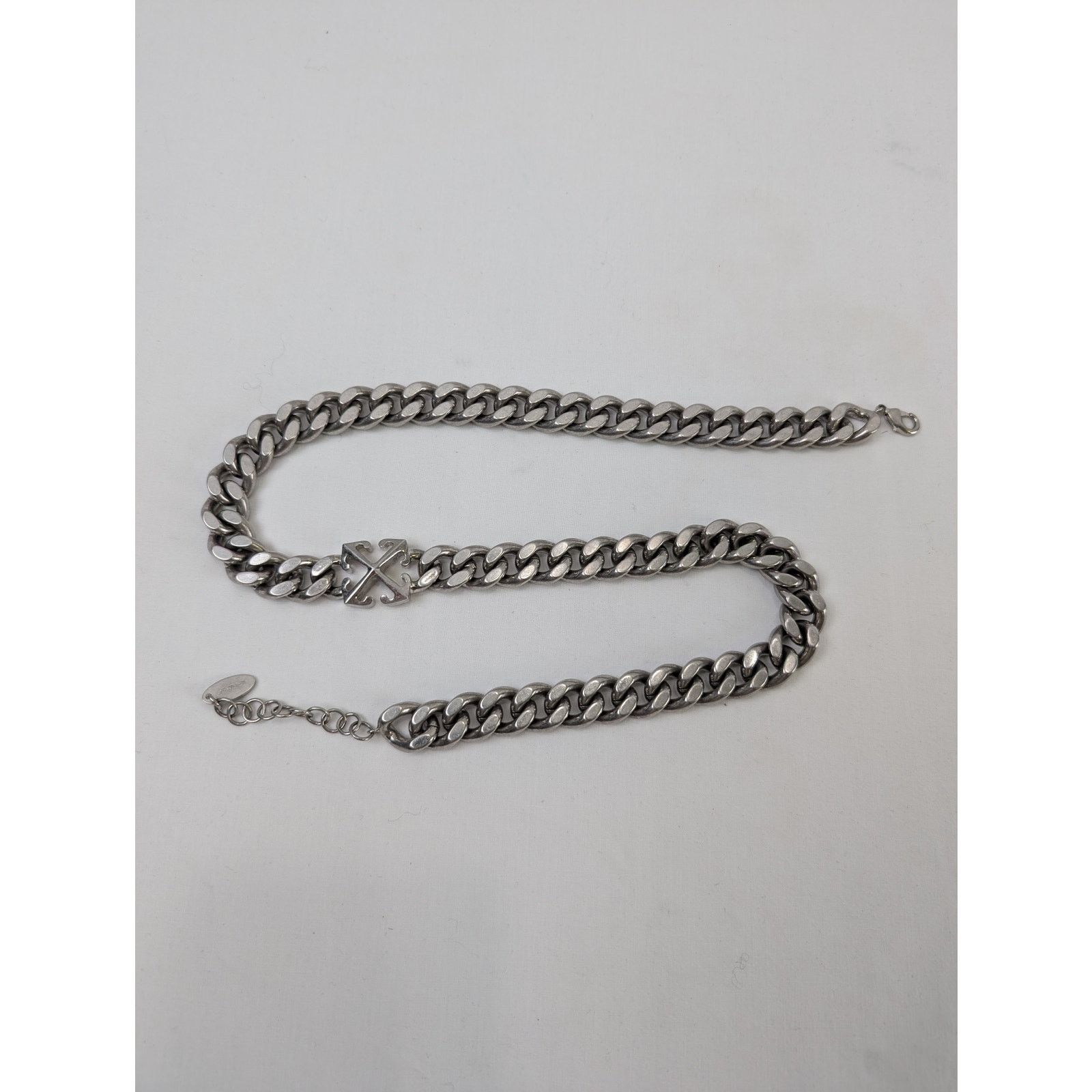 Off-White o1rshd1 Size: OS / Arrow Chain Necklace in Silver Size ONE SIZE - 6 Thumbnail