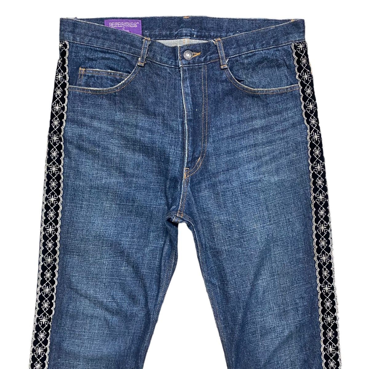 Needles Needles By Nepenthes Denim Jeans Slim-Fit Size US 34 / EU 50 - 3 Thumbnail
