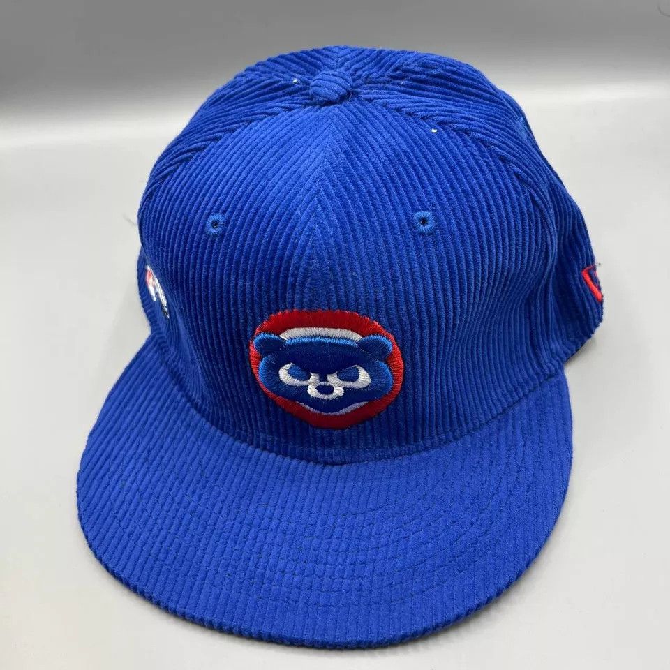 New Era Chicago Cubs Hat Men Corduroy 9Fifty New Era Snap Back M-L Size ONE SIZE - 2 Thumbnail