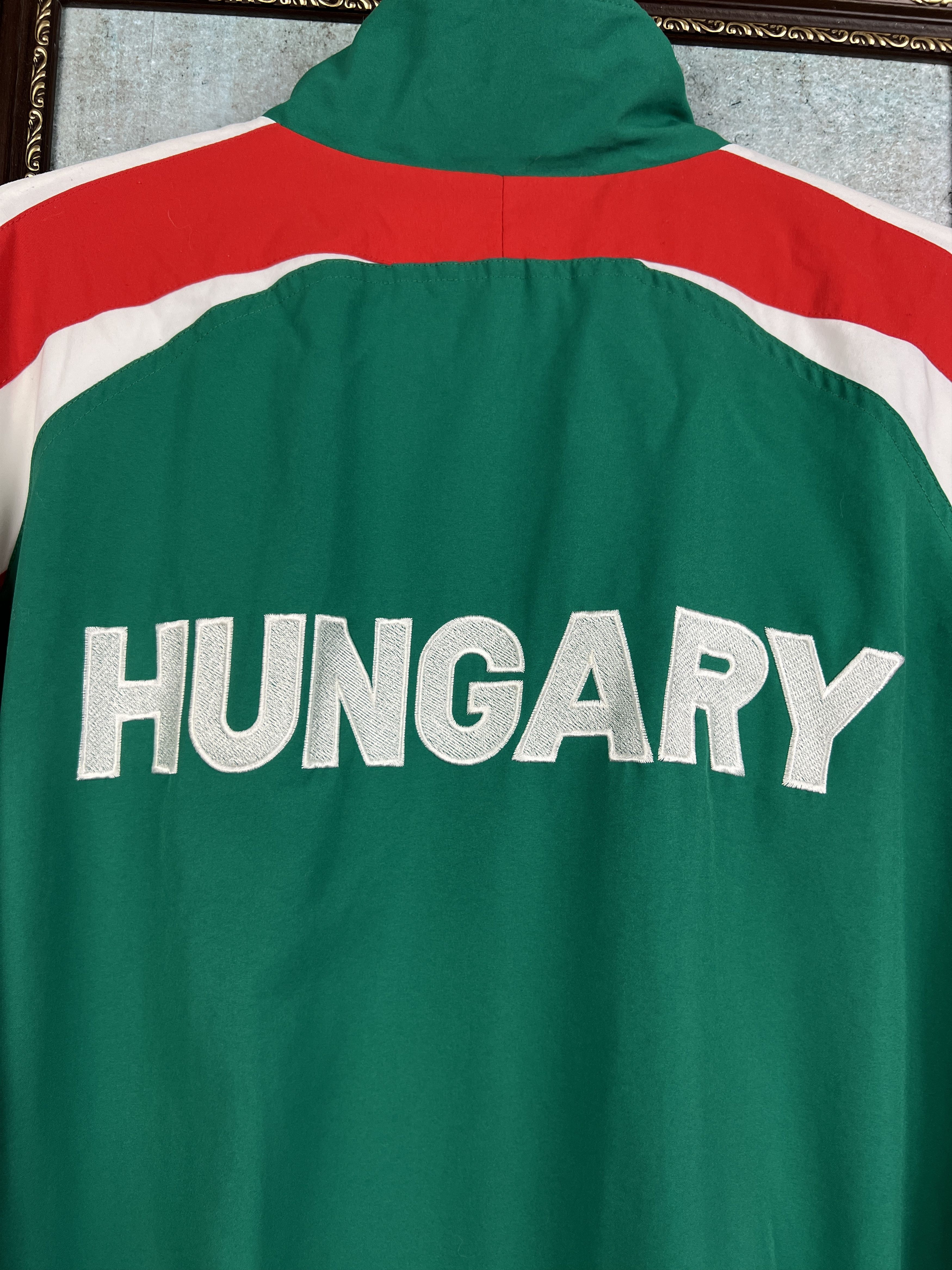 Adidas Vintage Hungary Football Jacket Track Top Soccer National Size US M / EU 48-50 / 2 - 10 Thumbnail