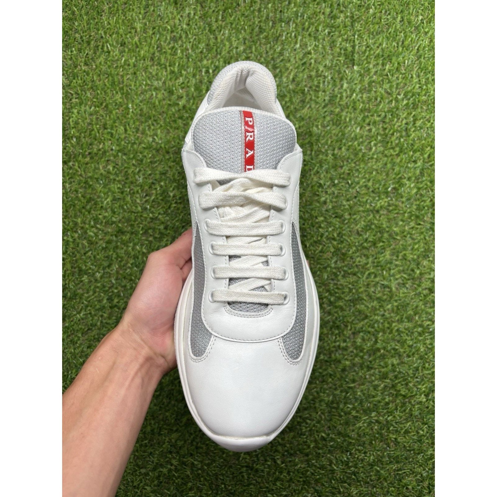 Prada Prada Americas Cup ' White Leather ' | GREAT CONDITION! Size US 11 / EU 44 - 11 Thumbnail