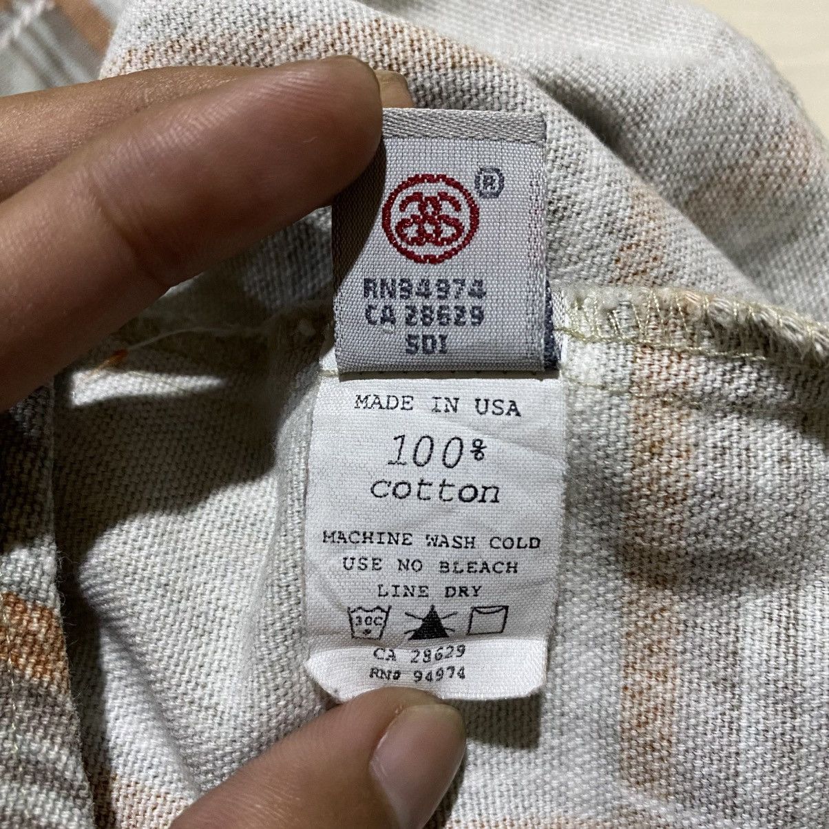 Stussy Vintage Stussy Flannel Shirt Snap Button Ups Size US M / EU 48-50 / 2 - 6 Thumbnail