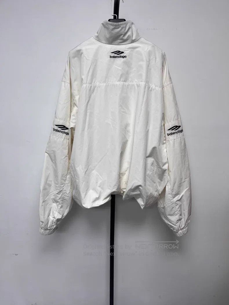 Balenciaga Balenciaga 3B Embroidered Color Block Jacket White Size US XS / EU 42 / 0 - 2 Thumbnail