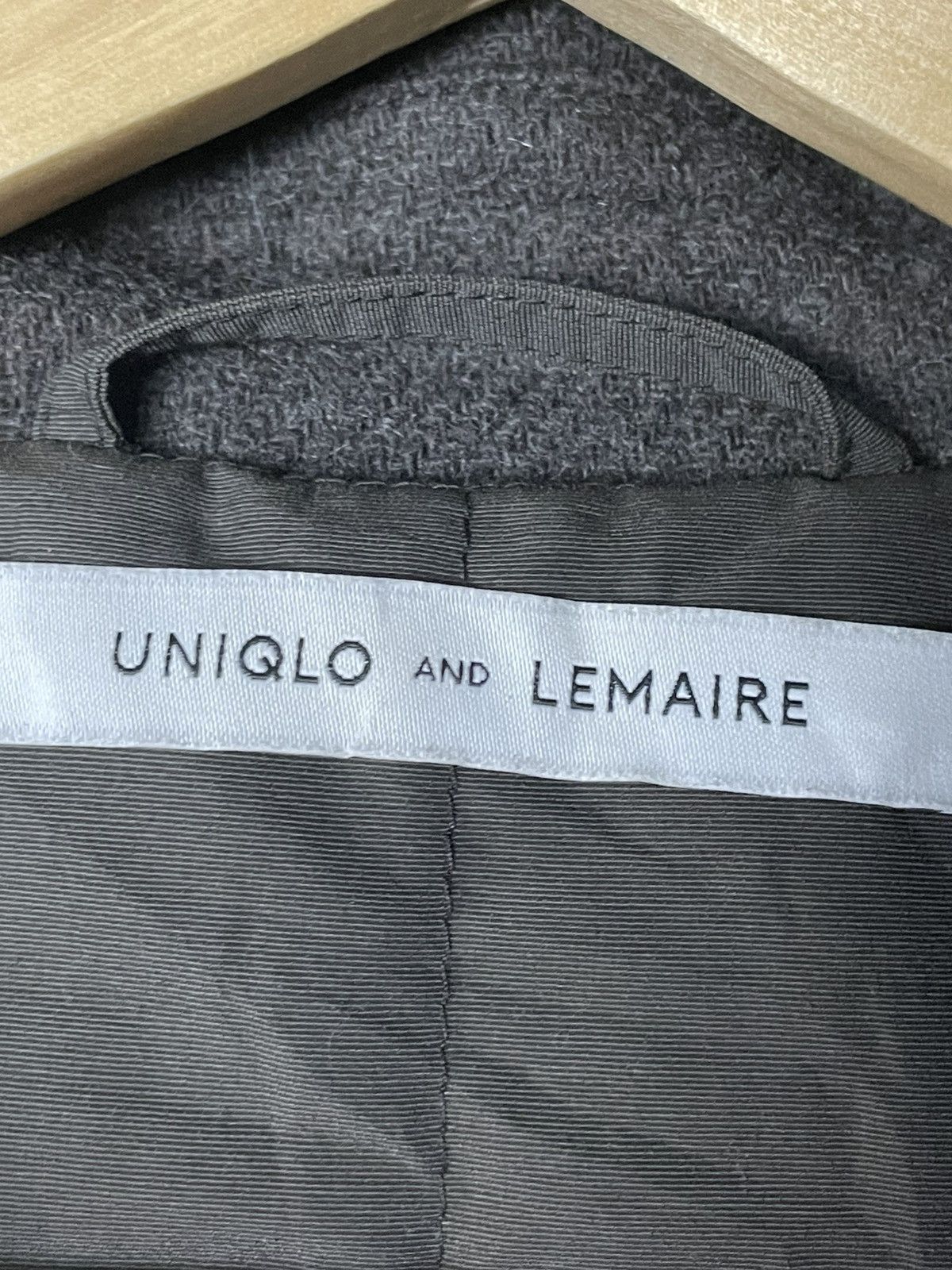Lemaire × Uniqlo × Vintage Uniqlo x Lemaire Wool Overcoat Hoodie (111) Size US L / EU 52-54 / 3 - 7 Thumbnail