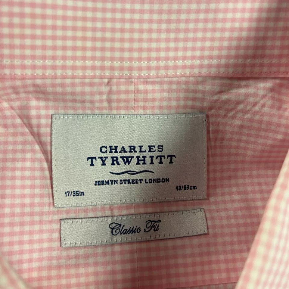 Charles Tyrwhitt Charles Tyrwhitt Shirt Mens 17 Classic Fit French Cuff Size US L / EU 52-54 / 3 - 2 Thumbnail