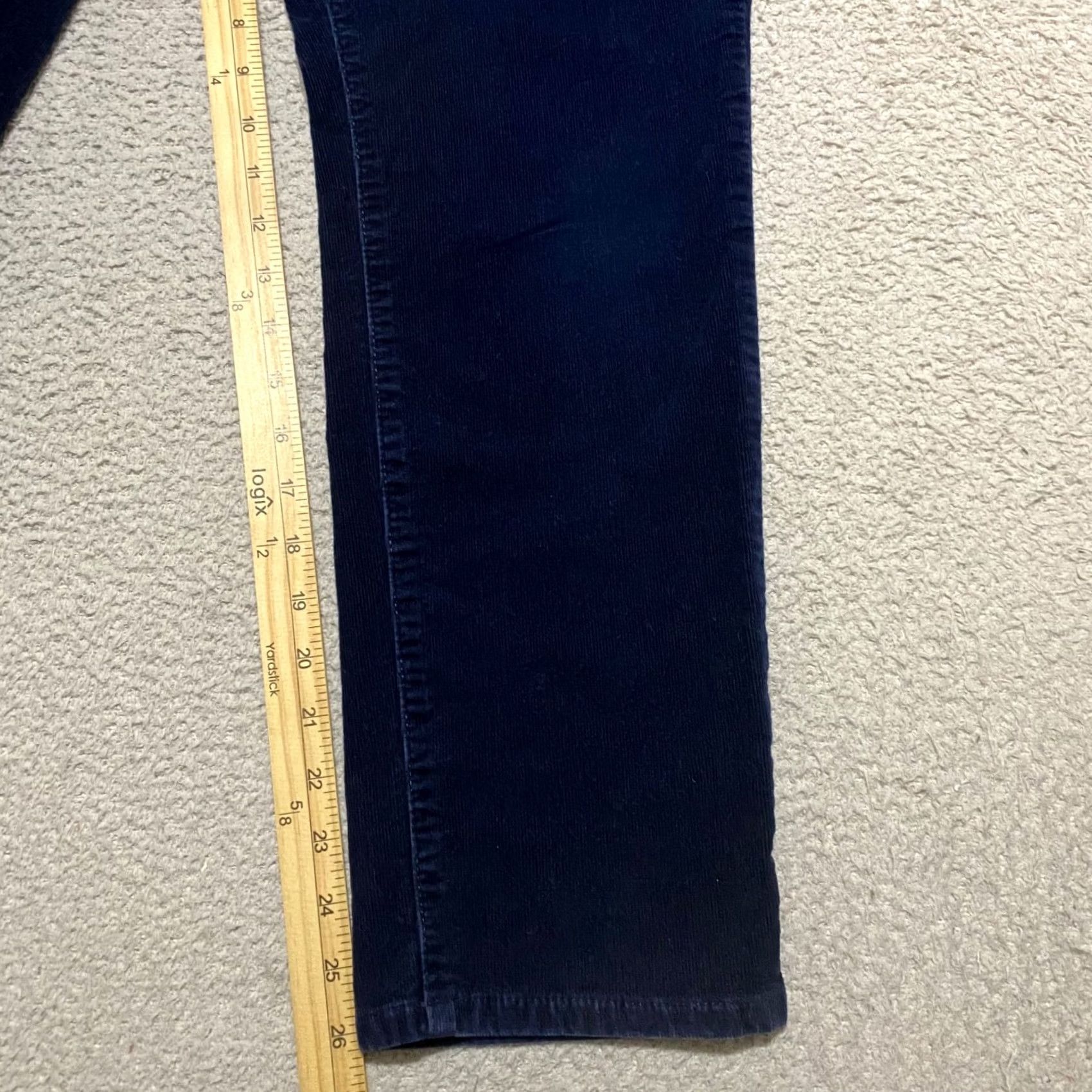 Talbots Talbots Womens 14P Jeans Dark Wash High Rise Mid Button Zip Vintage Size 36" / US 14 / IT 50 - 6 Thumbnail