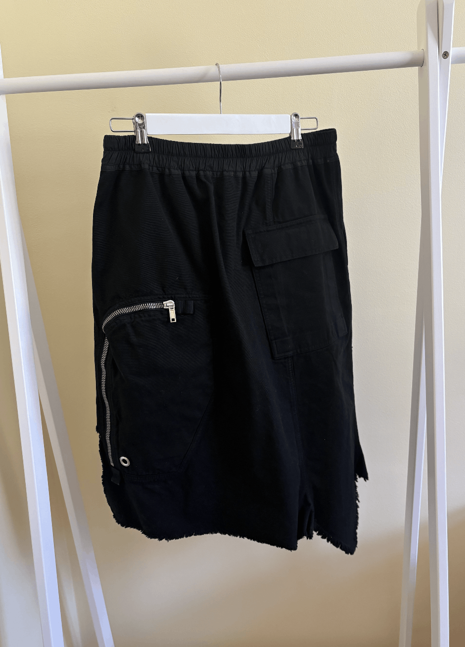 Rick Owens Drkshdw Rick Owens Black Hollywood Dracca Skirt Size US 40 / EU 56 - 2 Thumbnail
