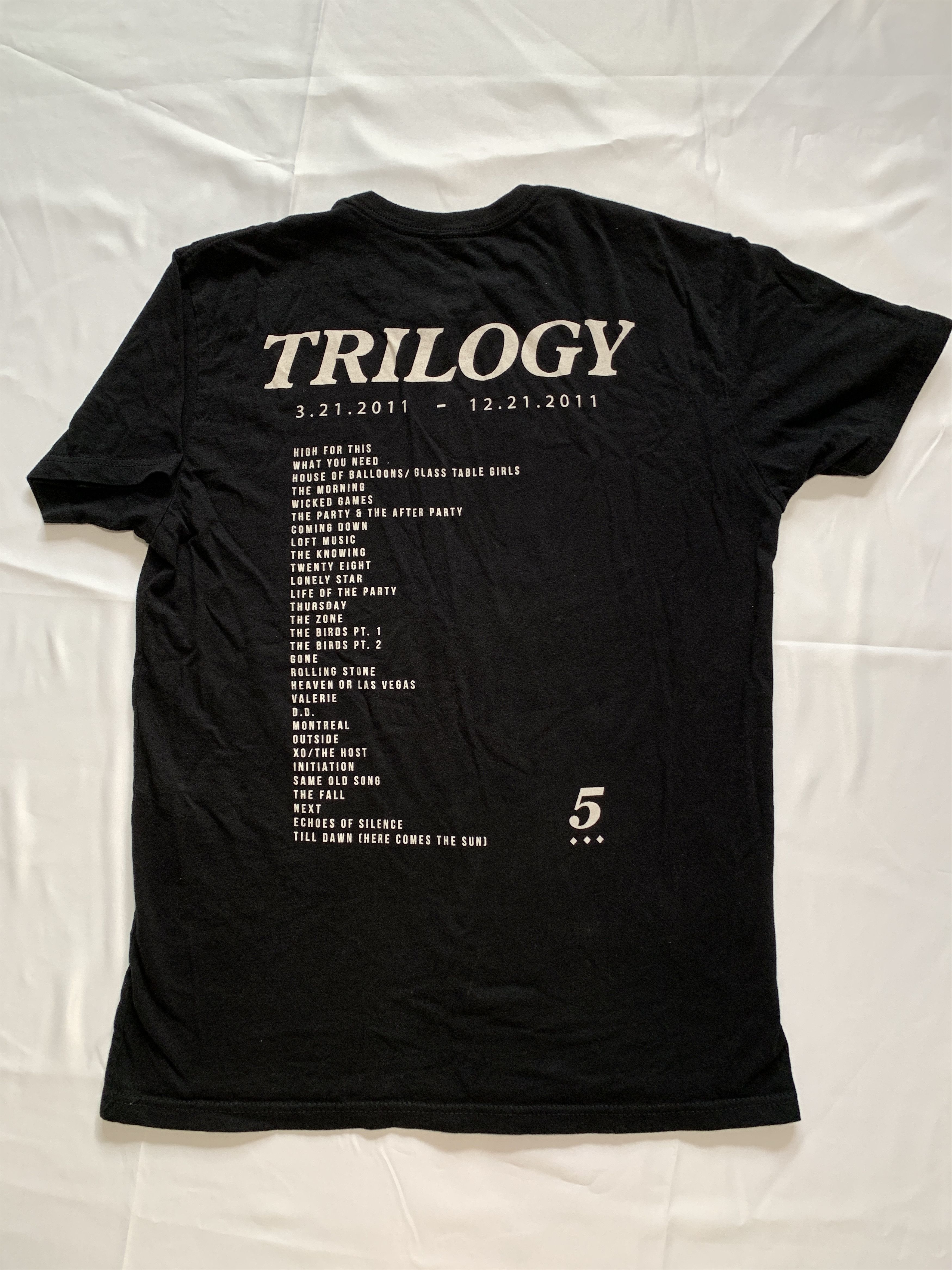 The Weeknd HOB 10 offers Year LARGE T-Shirt