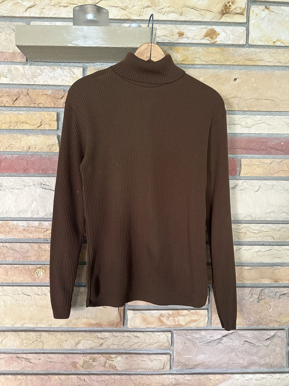 Vintage Vintage 60s Ribbed Turtleneck Sweater Size M / US 6-8 / IT 42-44 - 1 Thumbnail
