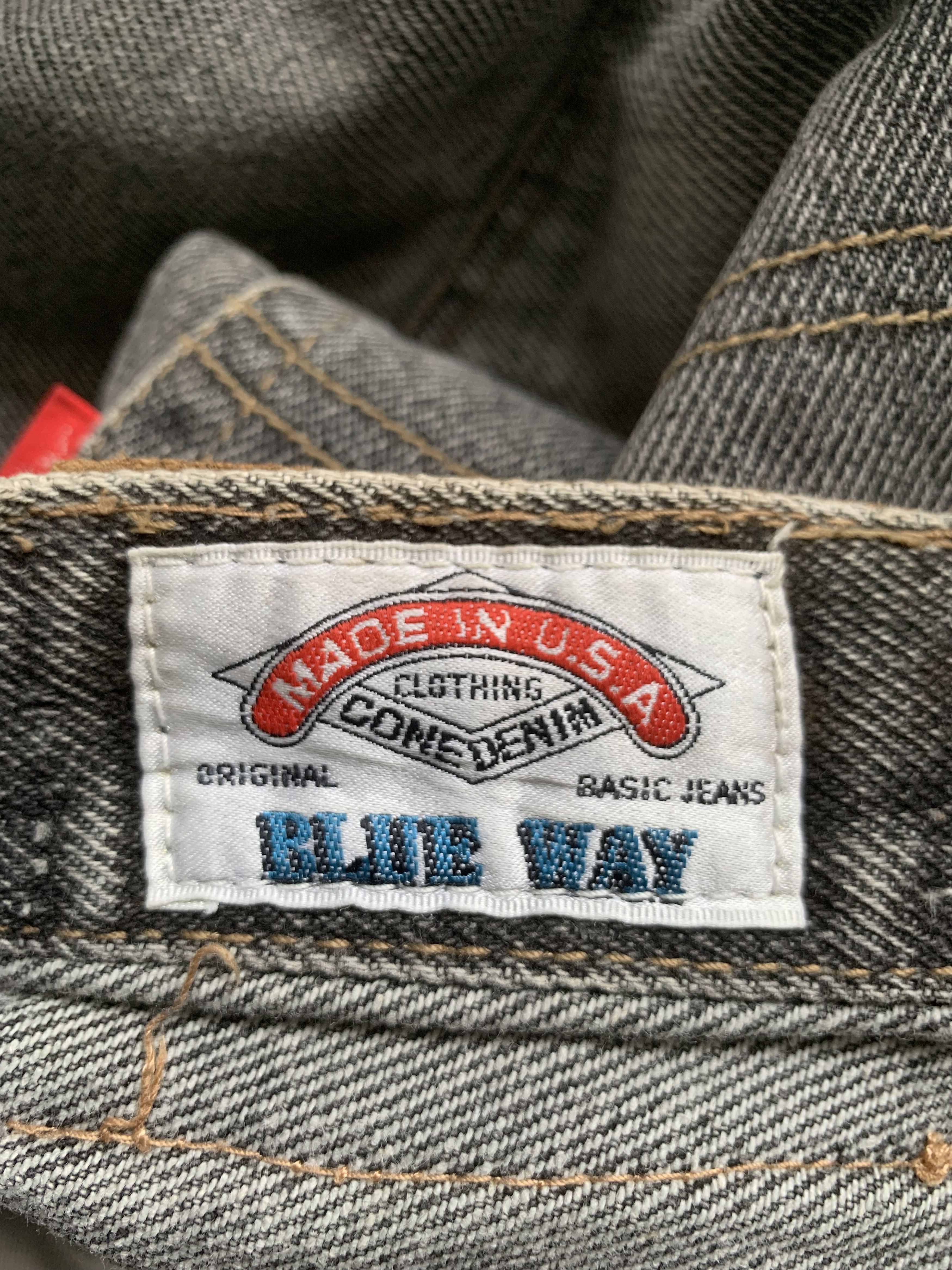 Vintage Rare Design Vintage Blue Way Denim Size US 32 / EU 48 - 4 Thumbnail
