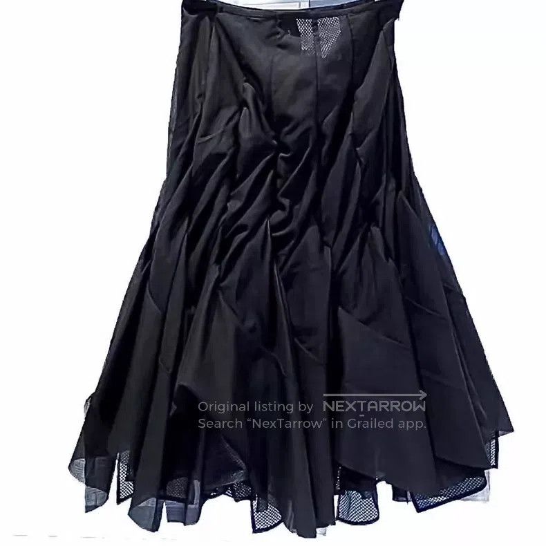 Comme des Garcons Comme Des Garcons size XS Black lace irregular design sens Size 22" - 1 Thumbnail