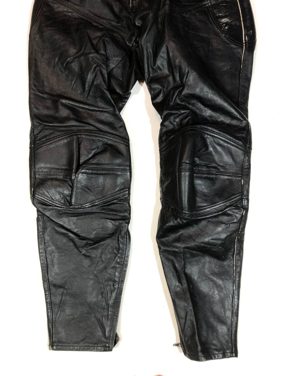 Vintage Rare Vintage Racing Moto Leather Pants Size US 32 / EU 48 - 3 Thumbnail