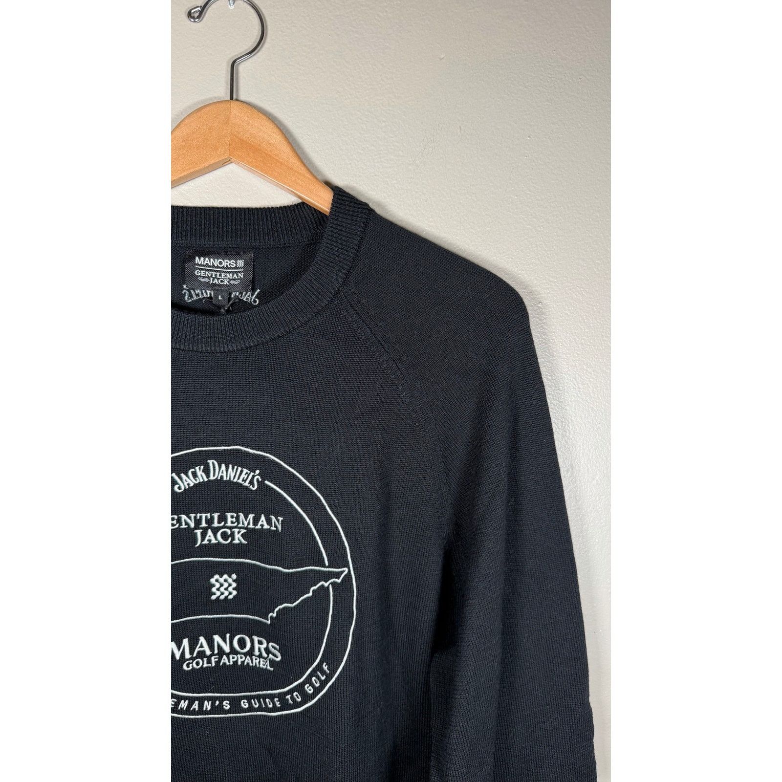 Manors Golf NWT Gentleman Jack x Manors Golf Merino Sweater size L Size US L / EU 52-54 / 3 - 4 Thumbnail