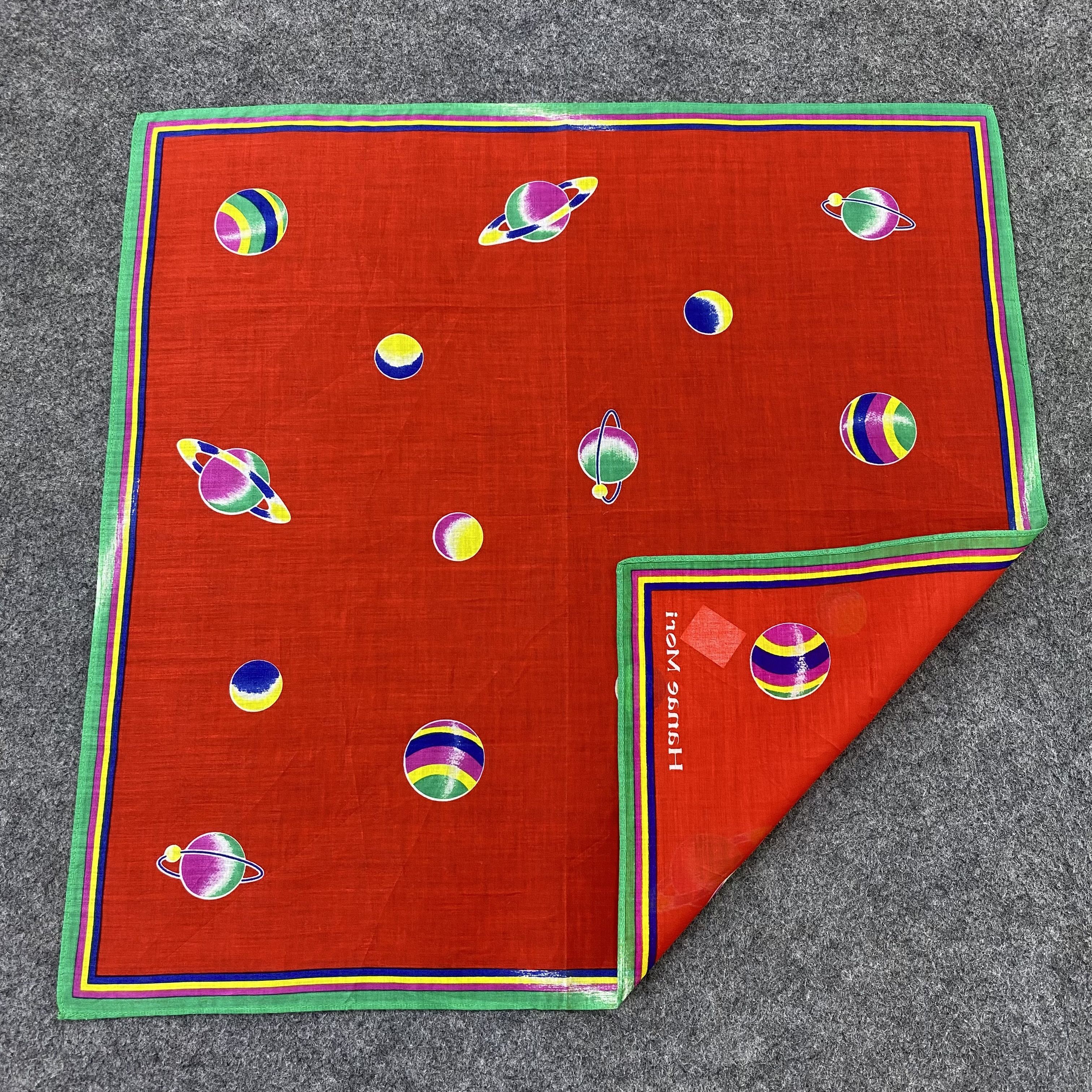 Hanae Mori Hanae Mori Handkerchief Neckerchief Bandana-B1590 Size ONE SIZE - 5 Thumbnail