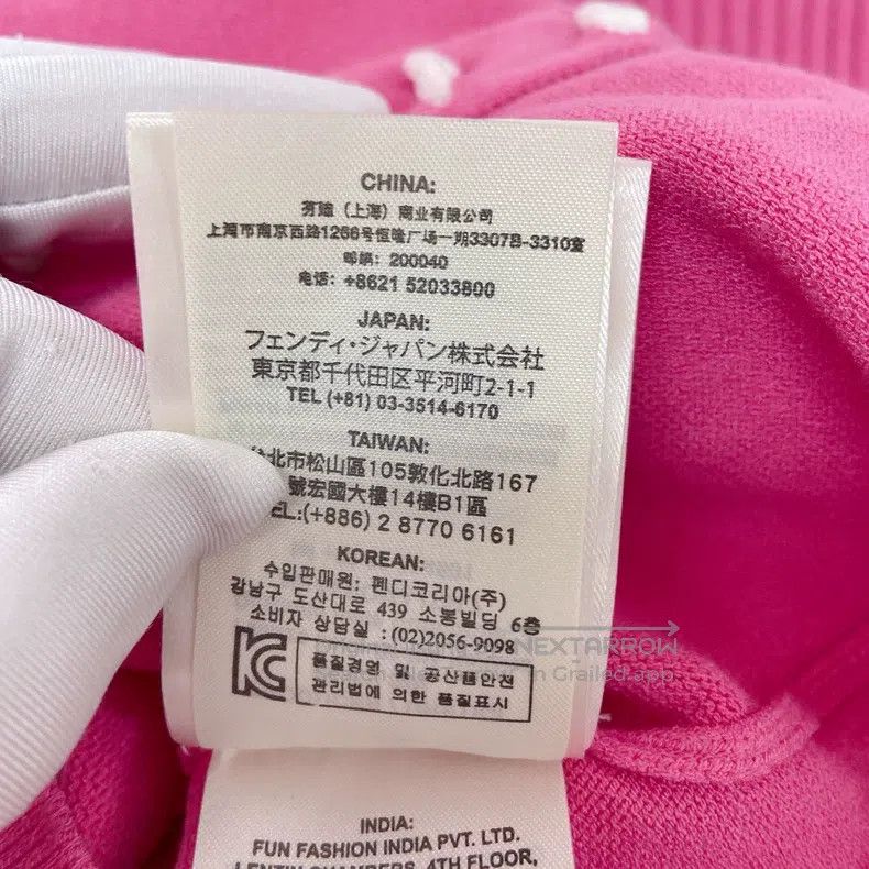 Fendi Fendi Pink Knit Top Size XXS / US 00 / IT 34 - 8 Thumbnail