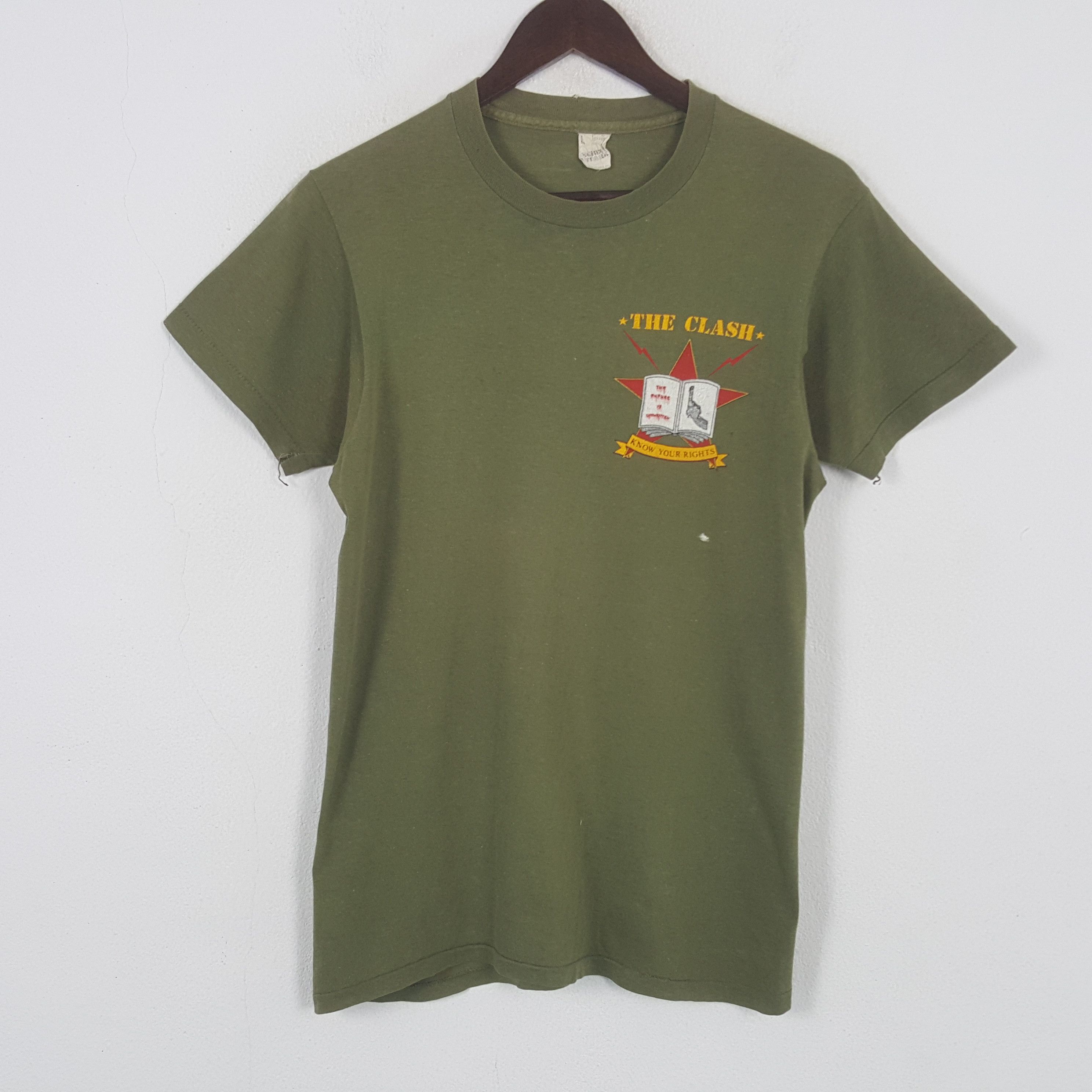 Band Tees Vintage 1982’s The Clash American Rock Band T-shirt Size US S / EU 44-46 / 1 - 3 Thumbnail