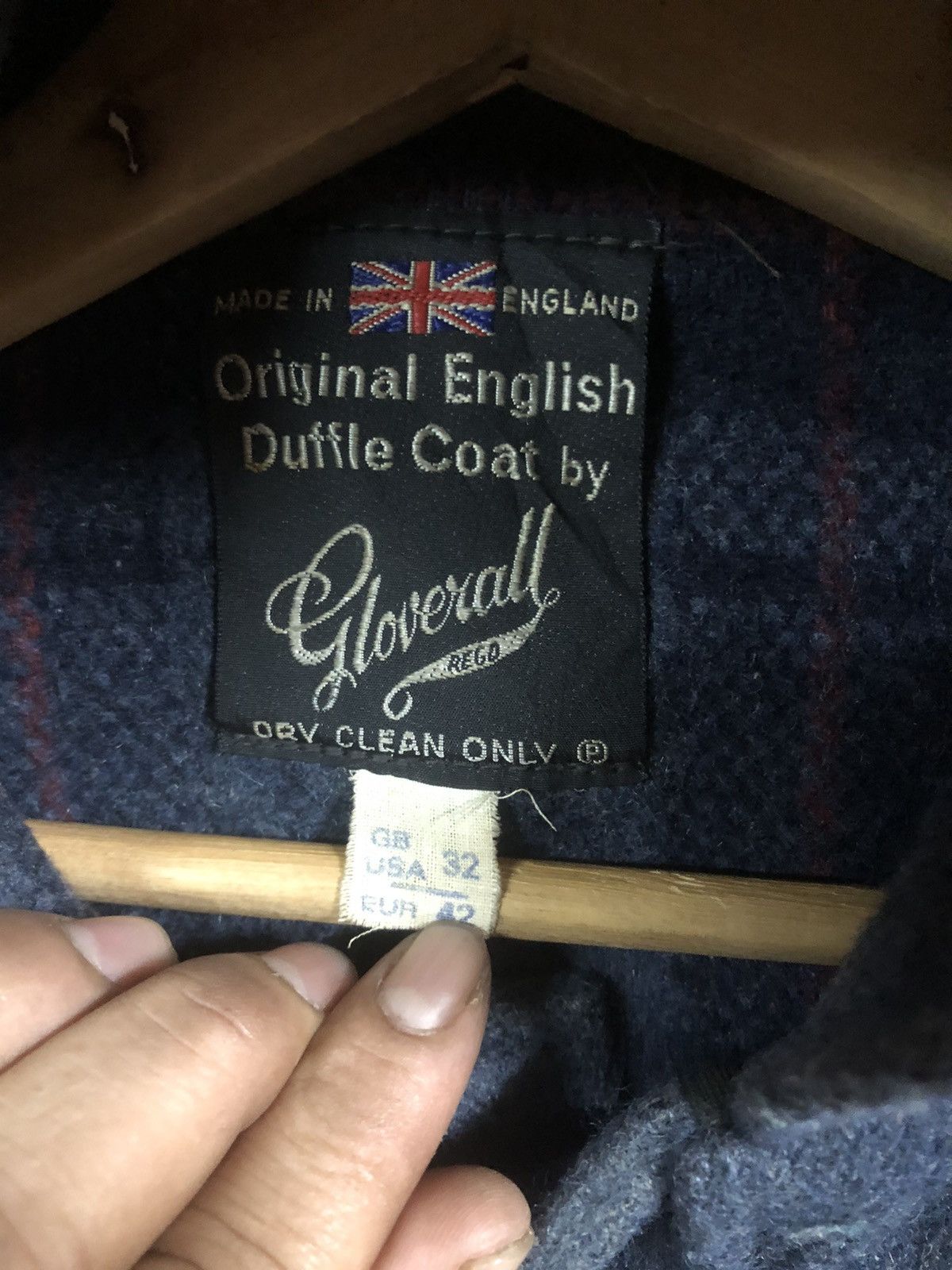 Gloverall Vintage 90’s Gloverall Duffle Hoodie Wool Jacket Size US M / EU 48-50 / 2 - 5 Thumbnail