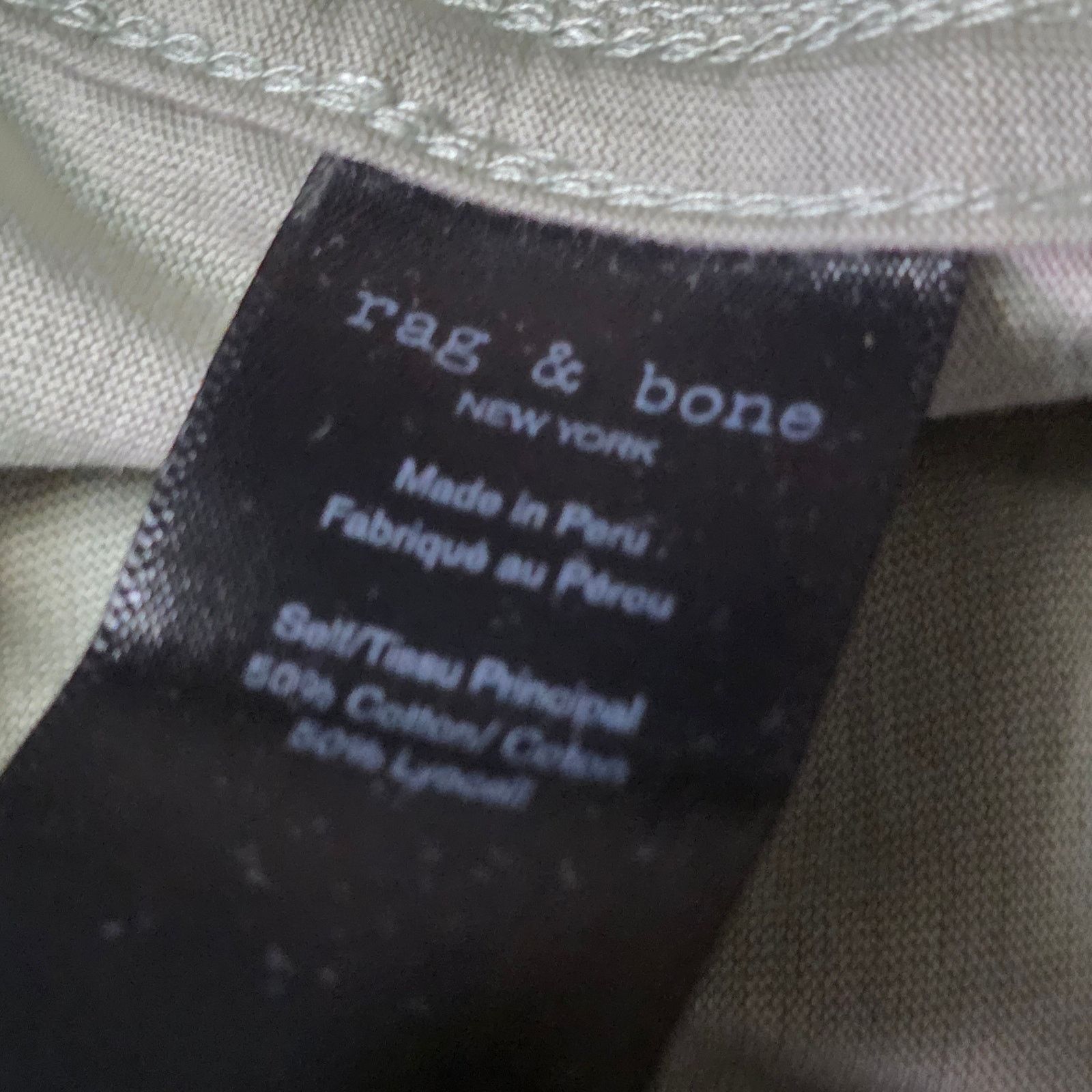 Rag & Bone rag & bone Classic T-Shirt Men L Olive Vetiver Crew Neck Size US L / EU 52-54 / 3 - 6 Thumbnail
