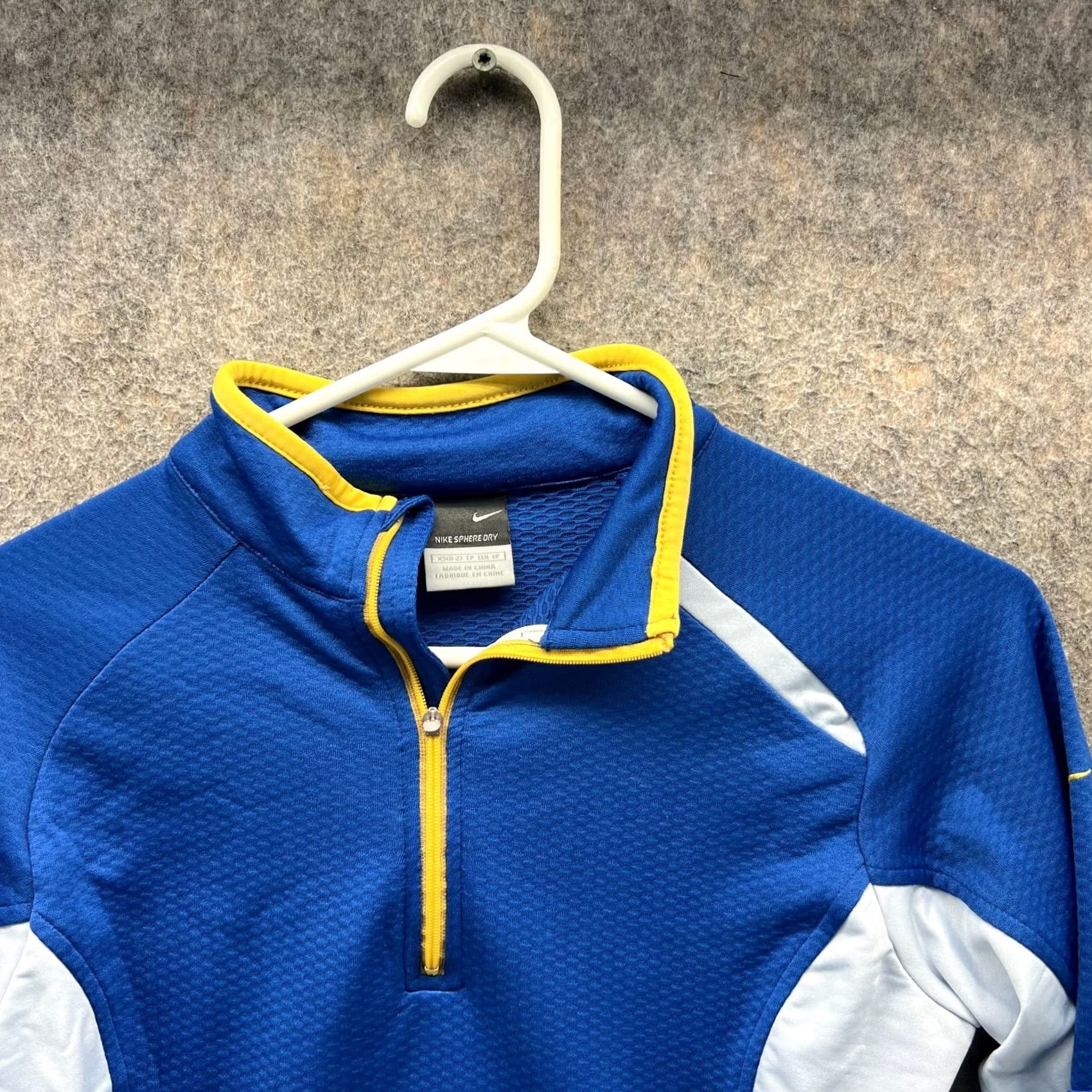 Nike VINTAGE Nike Jacket Women XS Blue Athletic Track Dri-FIT Fit Sportswear Size XS / US 0-2 / IT 36-38 - 3 Thumbnail