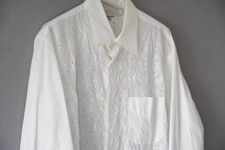 Yohji Yamamoto Yohji Yamamoto Yohji Yamamoto Long Sleeve Shirt with Patte Size US L / EU 52-54 / 3 - 2 Thumbnail