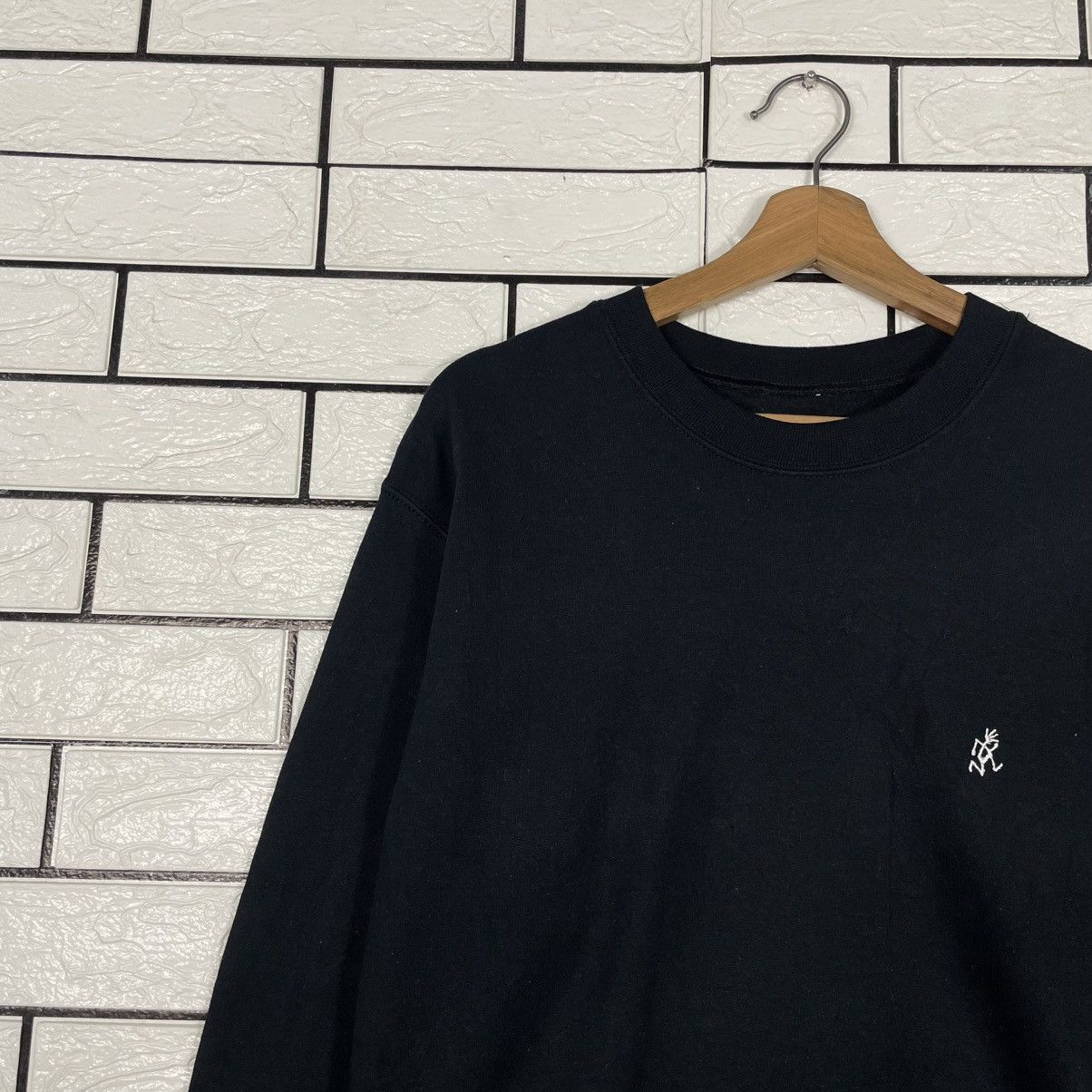 Gramicci Gramicci Black Crewneck Sweatshirt Size US S / EU 44-46 / 1 - 6 Thumbnail