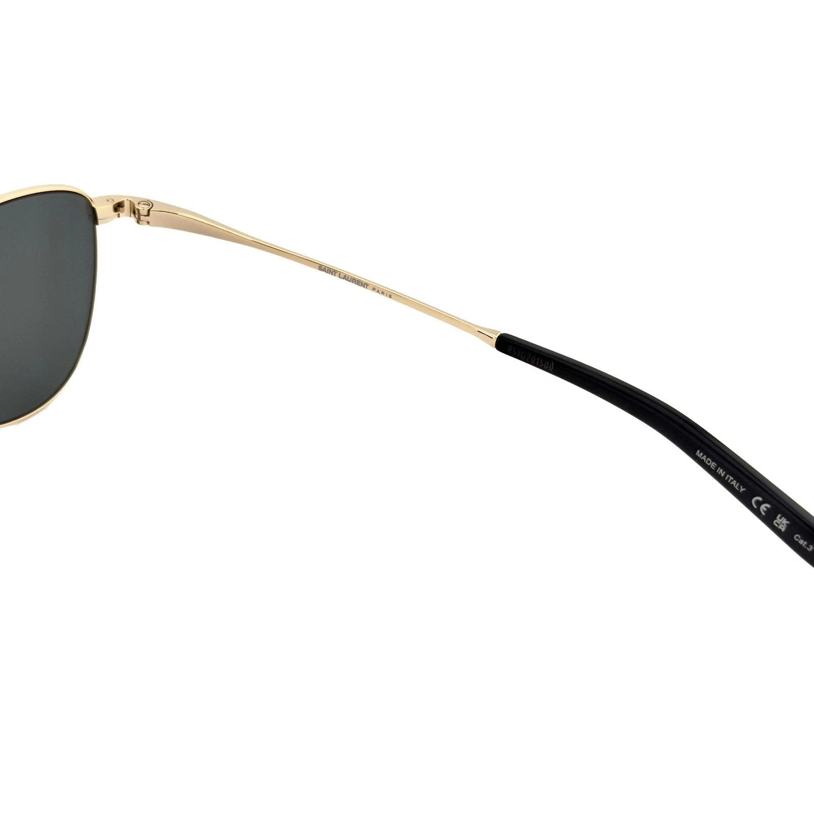 Saint Laurent Paris SAINT LAURENT VESPER SL 831 SL831 Gold Black Sunglasses 003 Size ONE SIZE - 6 Thumbnail