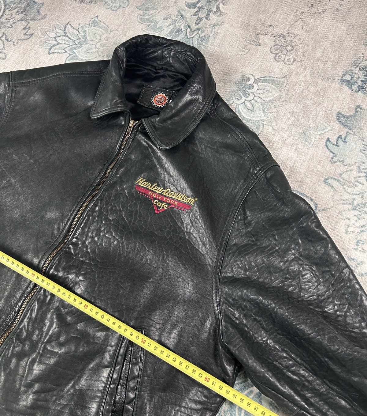 Harley Davidson Vintage harley davidson 90s leather jacket made in USA Size US L / EU 52-54 / 3 - 4 Thumbnail