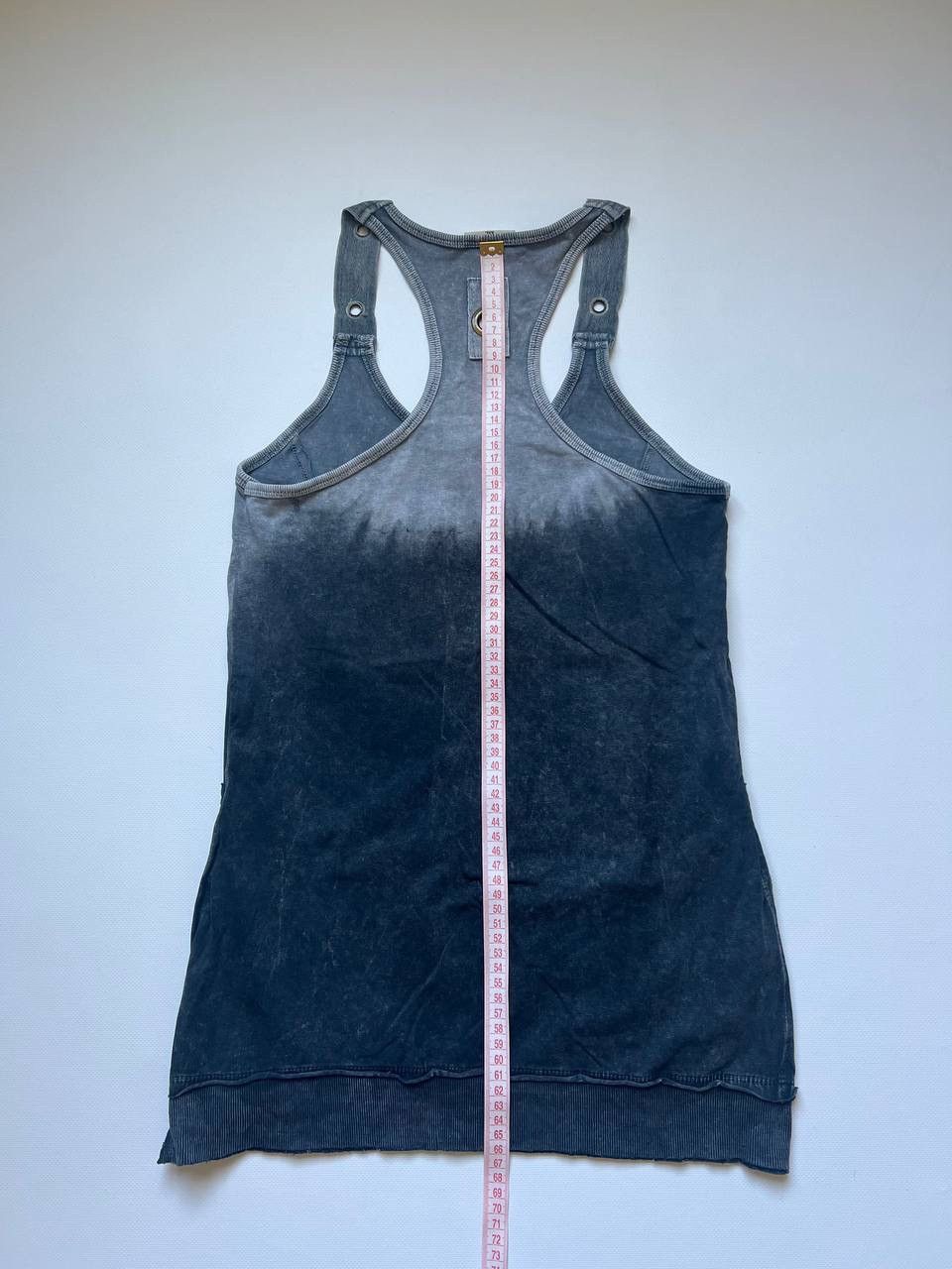 Diesel Diesel washed logo tank top tie dye shirt dress y2k Size L / US 10 / IT 46 - 7 Thumbnail
