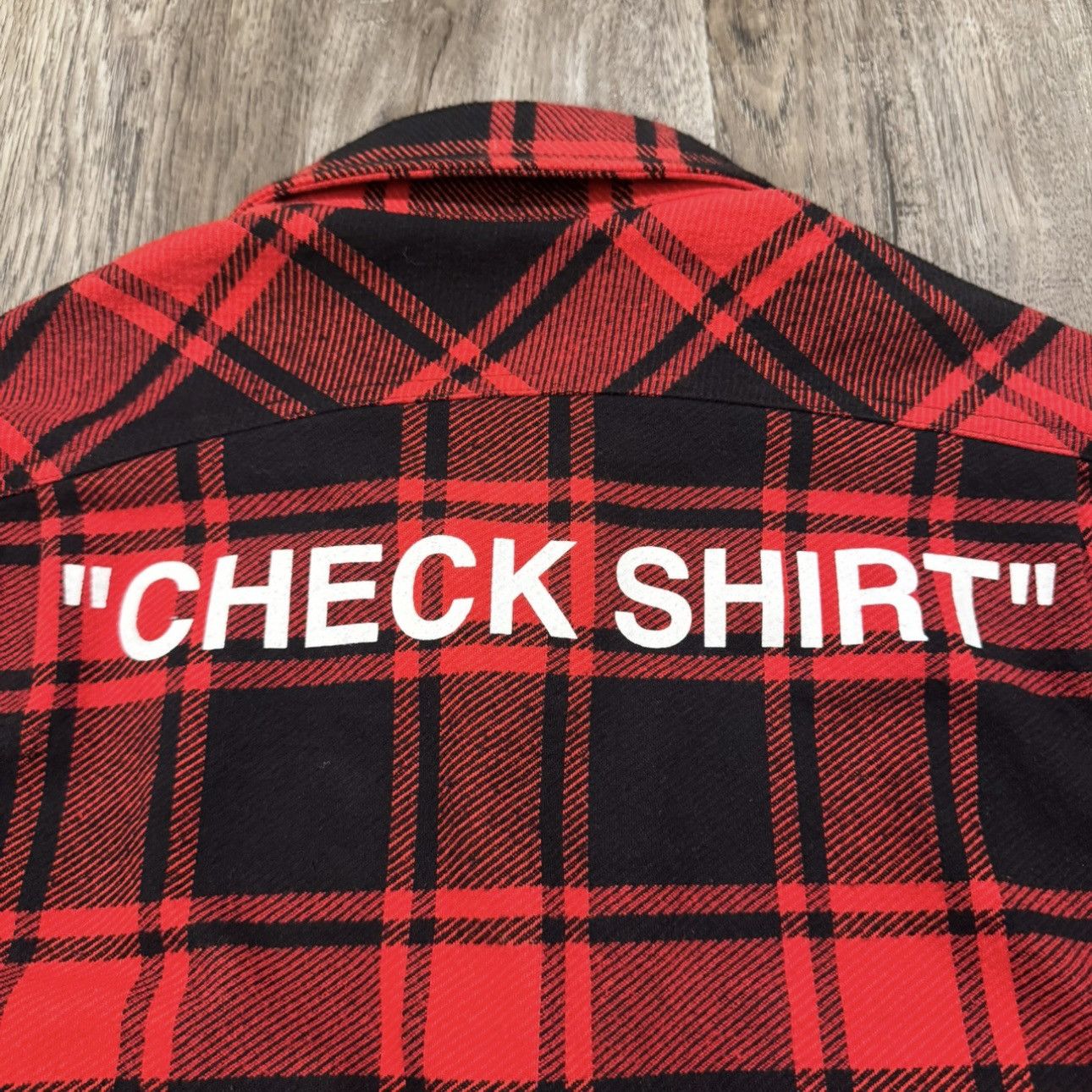 Off-White Off-White 2018 Check Shirt Plaid Flannel Size US L / EU 52-54 / 3 - 4 Thumbnail