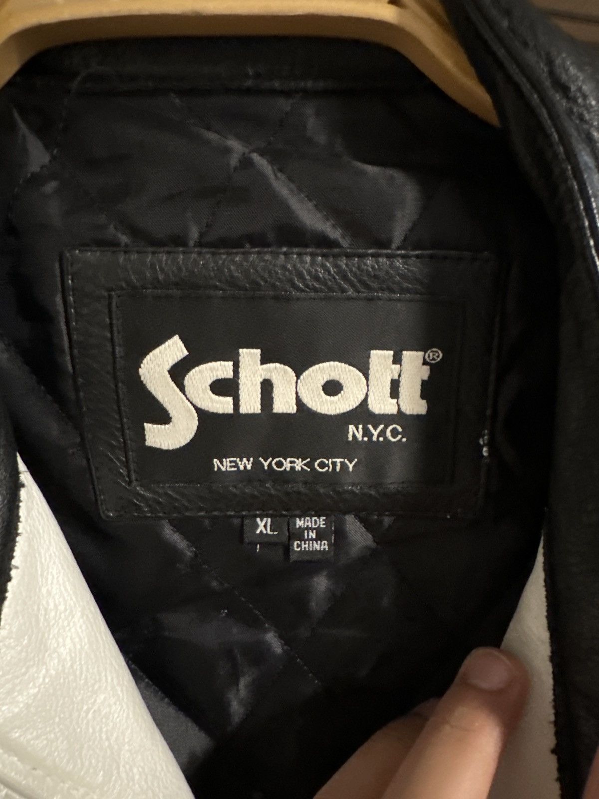 Schott Schott NYC biker jacket Size US XL / EU 56 / 4 - 4 Thumbnail
