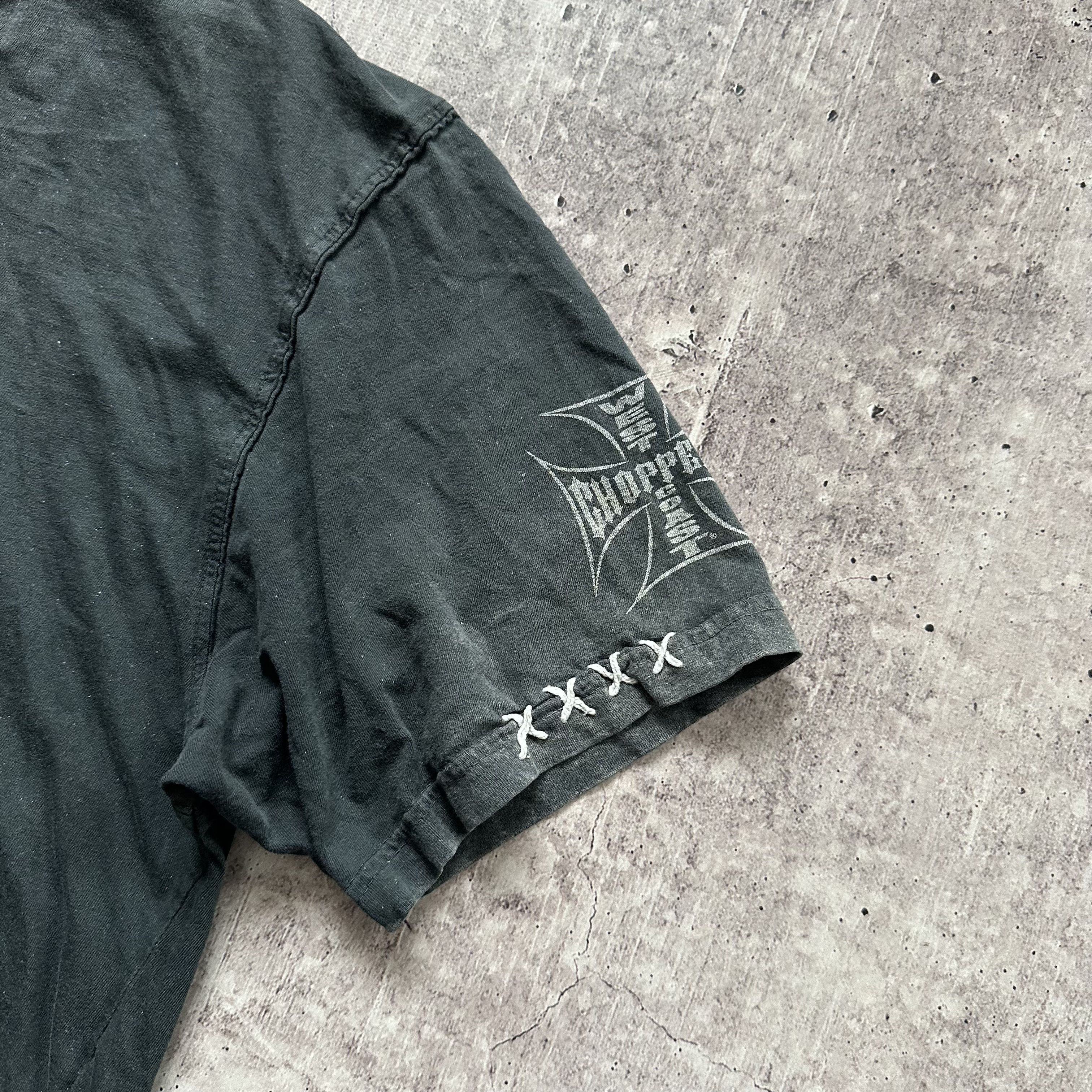 Vintage West Coast Choppers Vintage Distressed Big Logo T Shirt Size US XXL / EU 58 / 5 - 3 Thumbnail