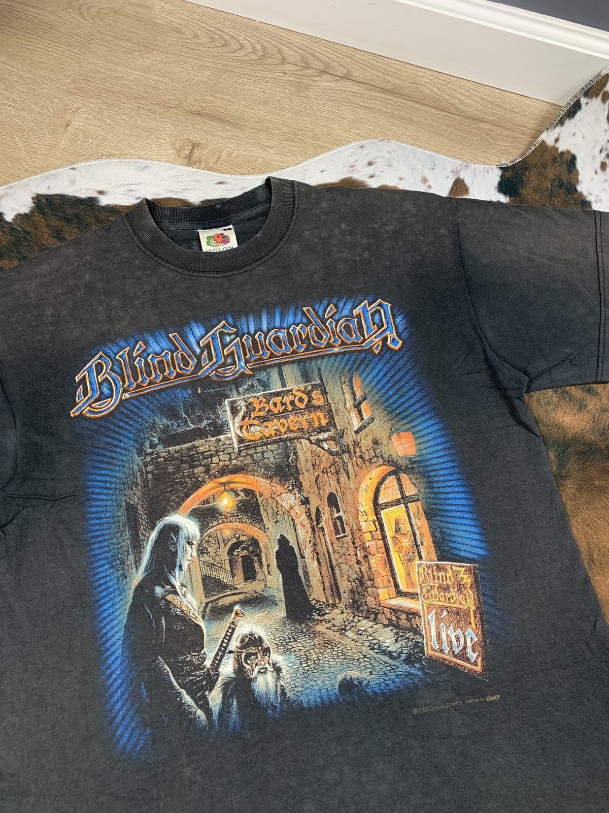 Band Tees × Vintage Vintage 2003 Blind Guardian All Over Print T Shirt Tee 00s Size US L / EU 52-54 / 3 - 3 Thumbnail