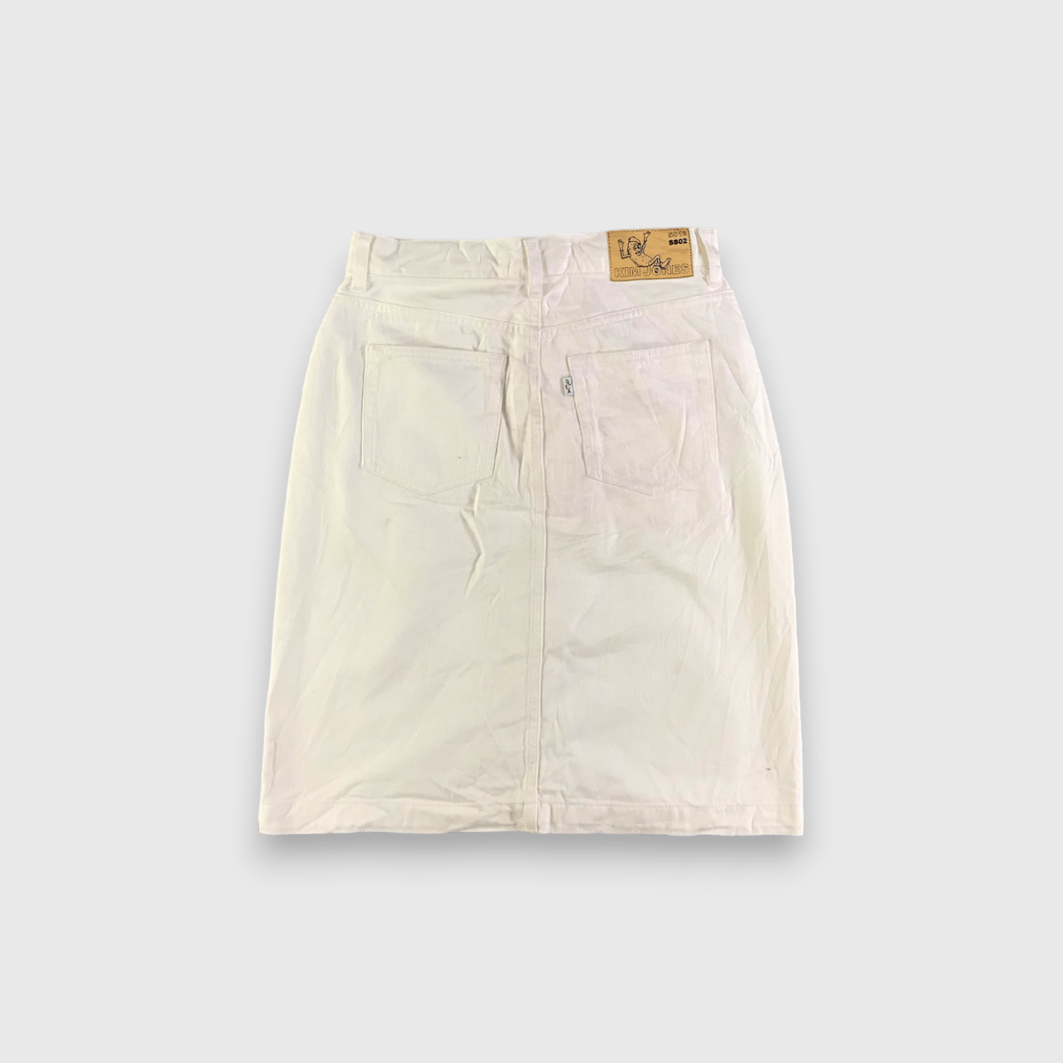 GU × Japanese Brand × Kim Jones Vintage Light Wash GU Kim Jones Skirt-J4069 Size 28" / US 6 / IT 42 - 3 Thumbnail